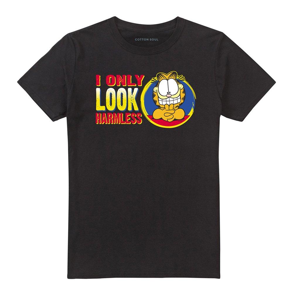 Black - Garfield - Garfield I Only Look Harmless T Shirt Black - 4