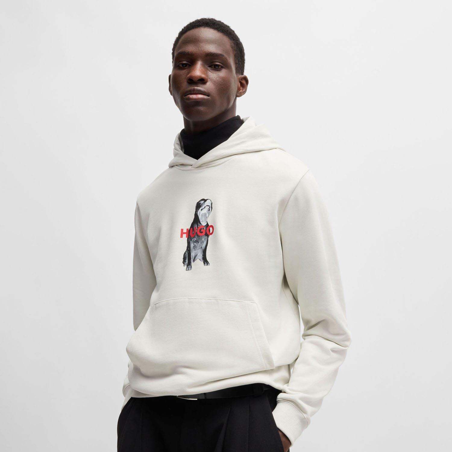 Natural - Hugo - Dartchon Animal Graphic Hoodie - 1