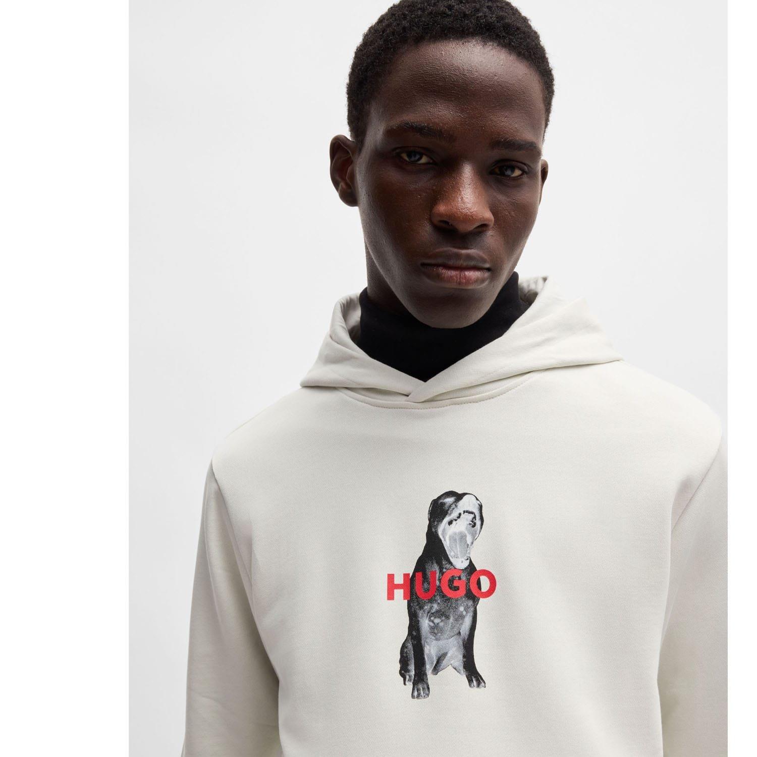 Natural - Hugo - Dartchon Animal Graphic Hoodie - 3