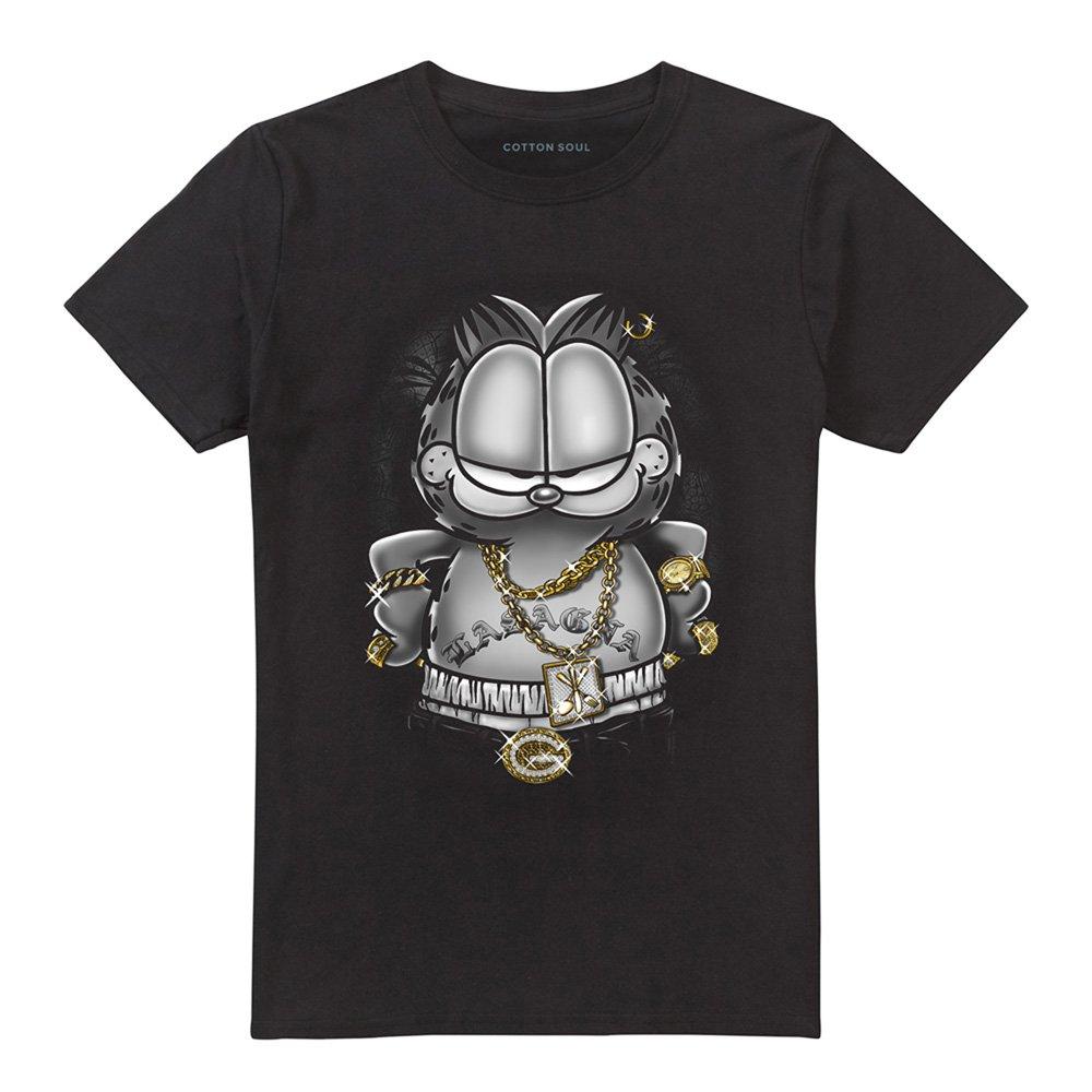 Black - Garfield - Garfield Lasagna For Life T Shirt Black - 4