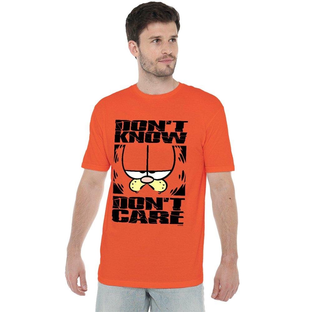 Orange - Garfield - Garfield Dont Know Dont Care T Shirt Orange - 1