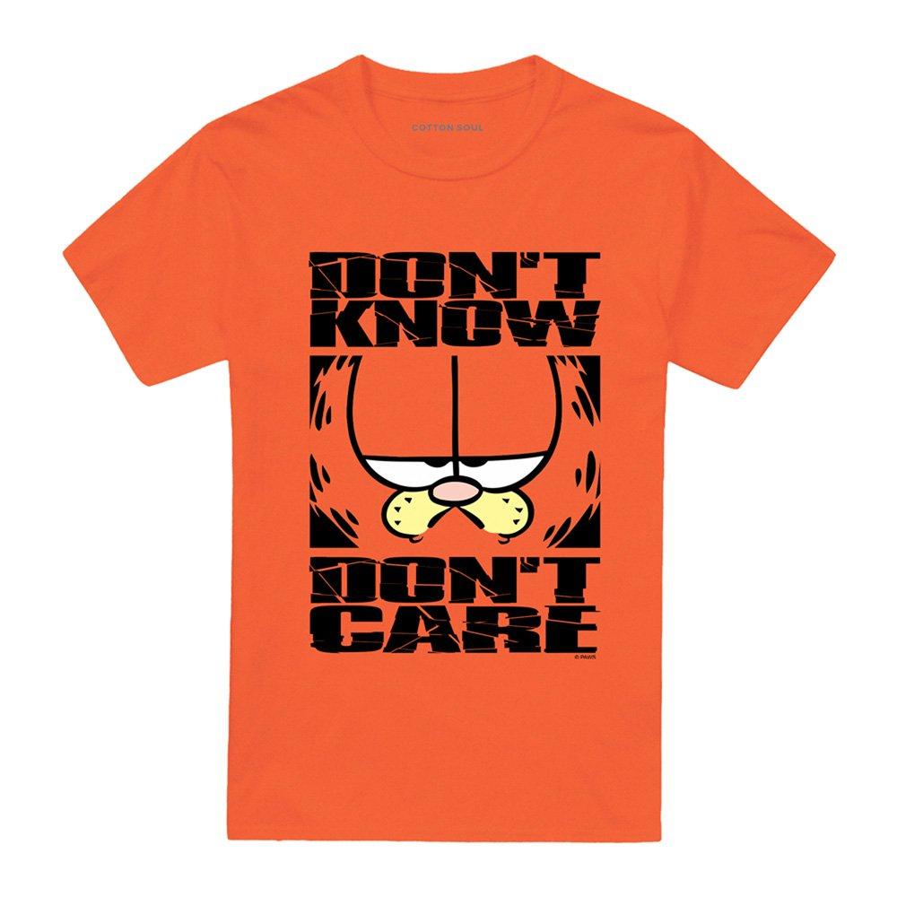 Orange - Garfield - Garfield Dont Know Dont Care T Shirt Orange - 4