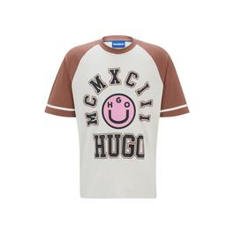 Hugo Happy Hugo Print Loose-Fit T-Shirt