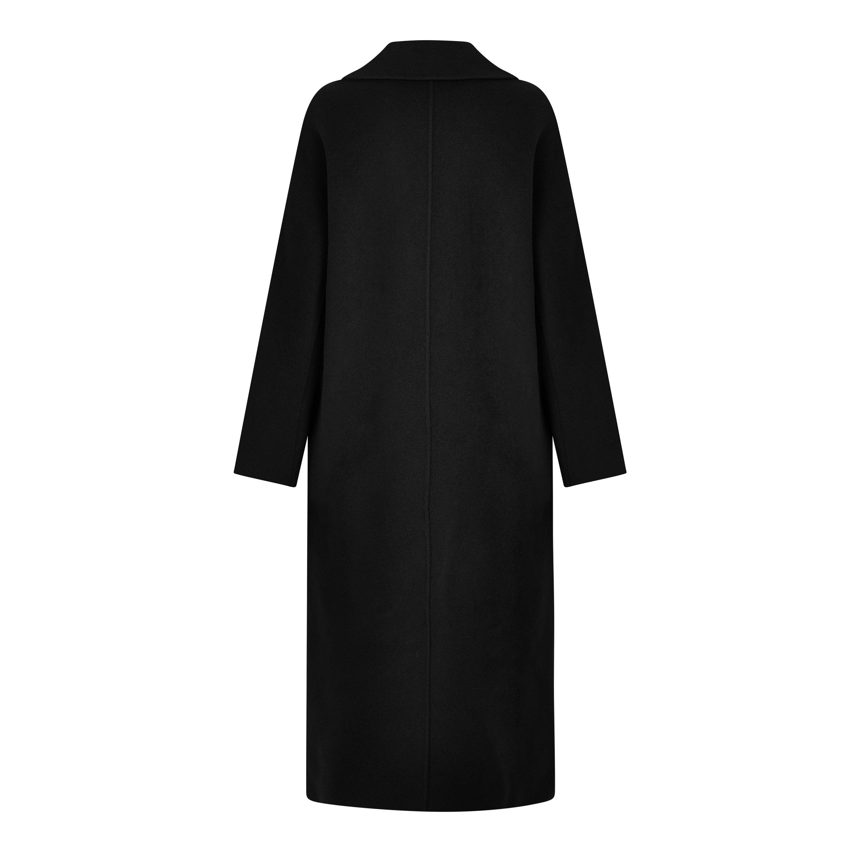 Black - Max Mara - Women's Cles Wool Cashmere Overcoat - 2