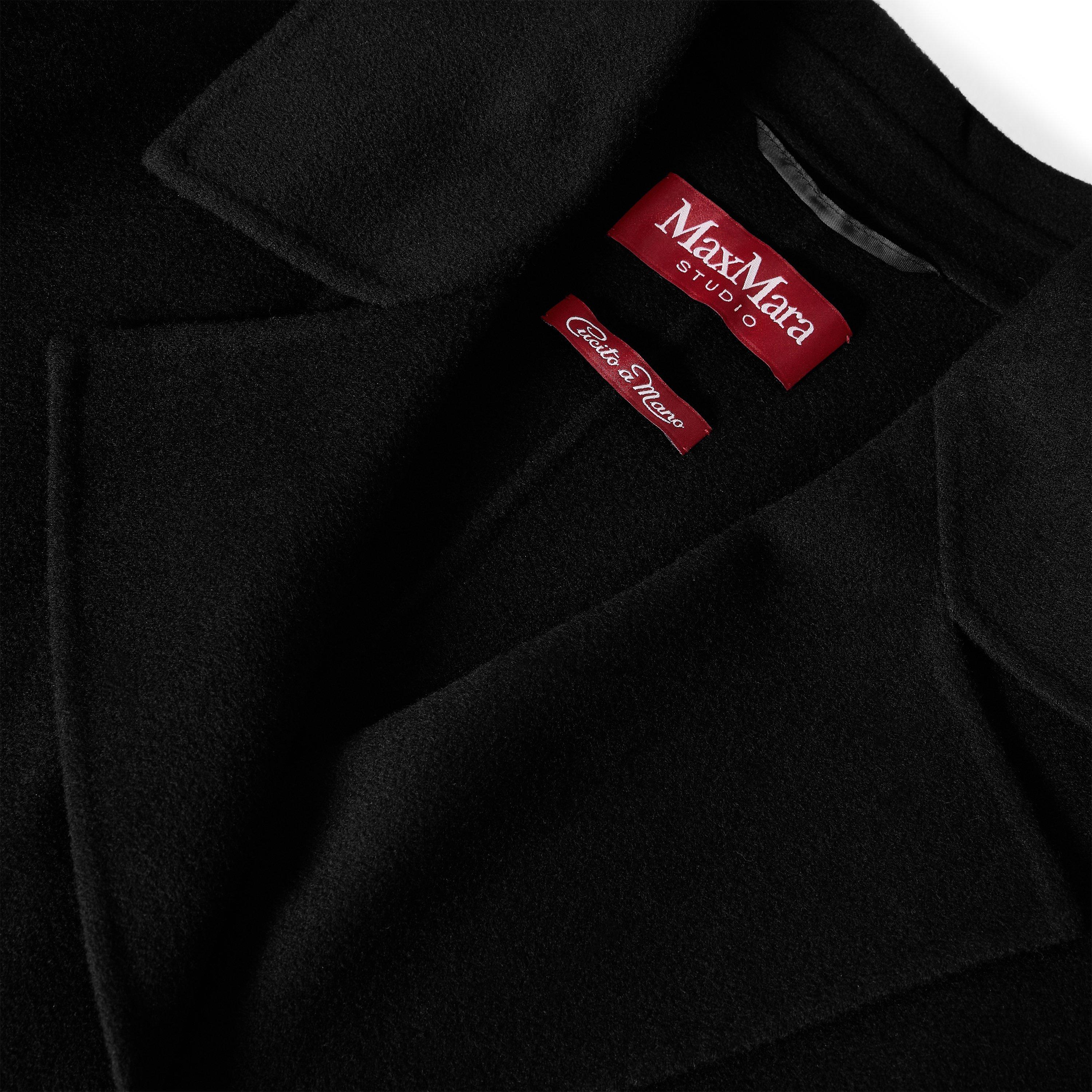 Black - Max Mara - Women's Cles Wool Cashmere Overcoat - 3