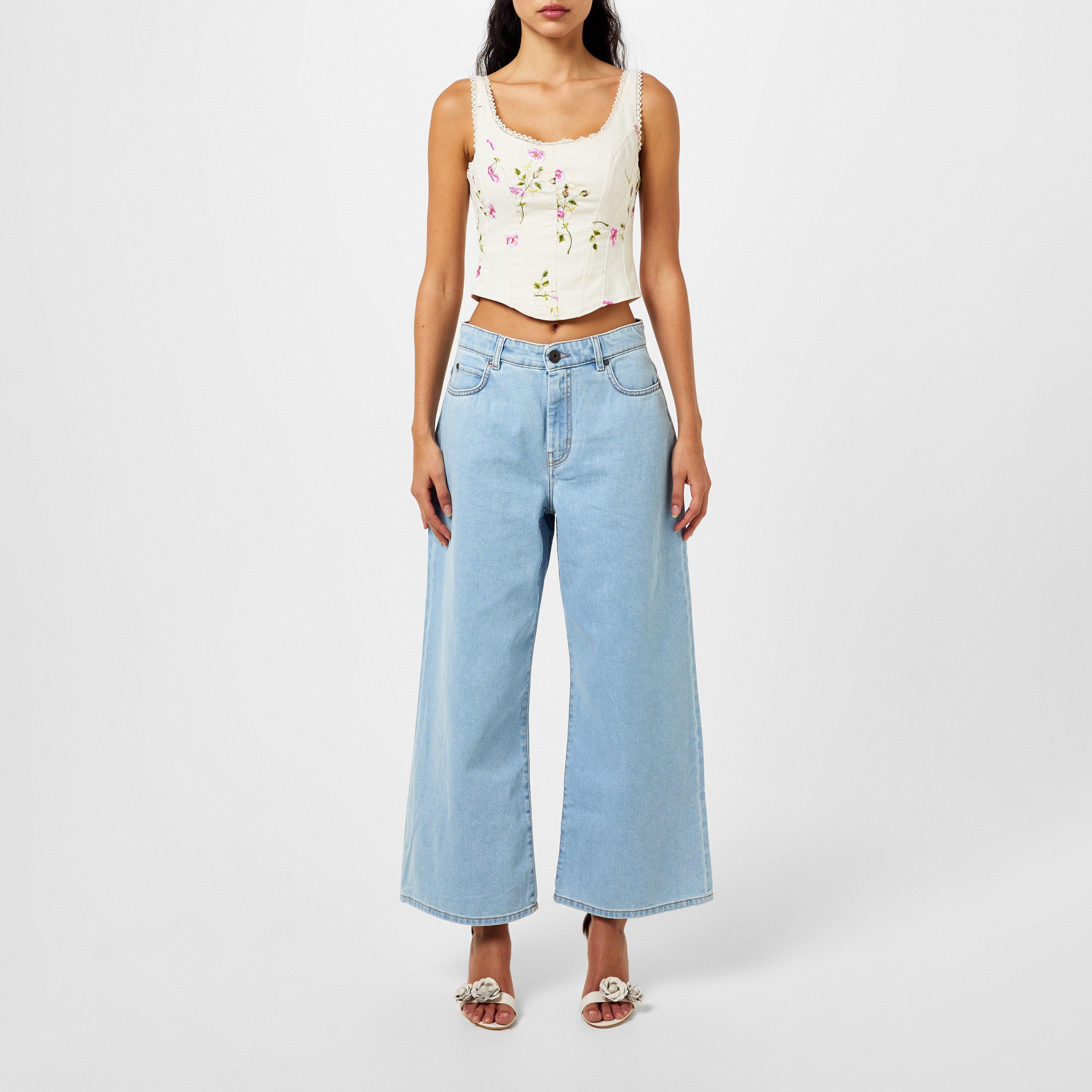 Antique White - LoveshackFancy - Women's Rhapsody Bustier Corset Top - 4