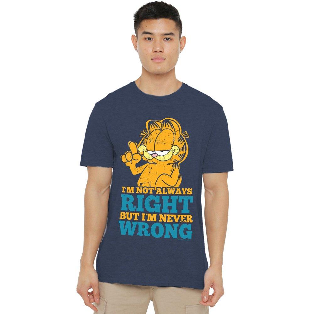 Navy - Garfield - Garfield Never Wrong T-Shirt Navy - 1