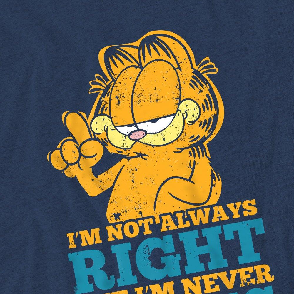 Navy - Garfield - Garfield Never Wrong T-Shirt Navy - 2