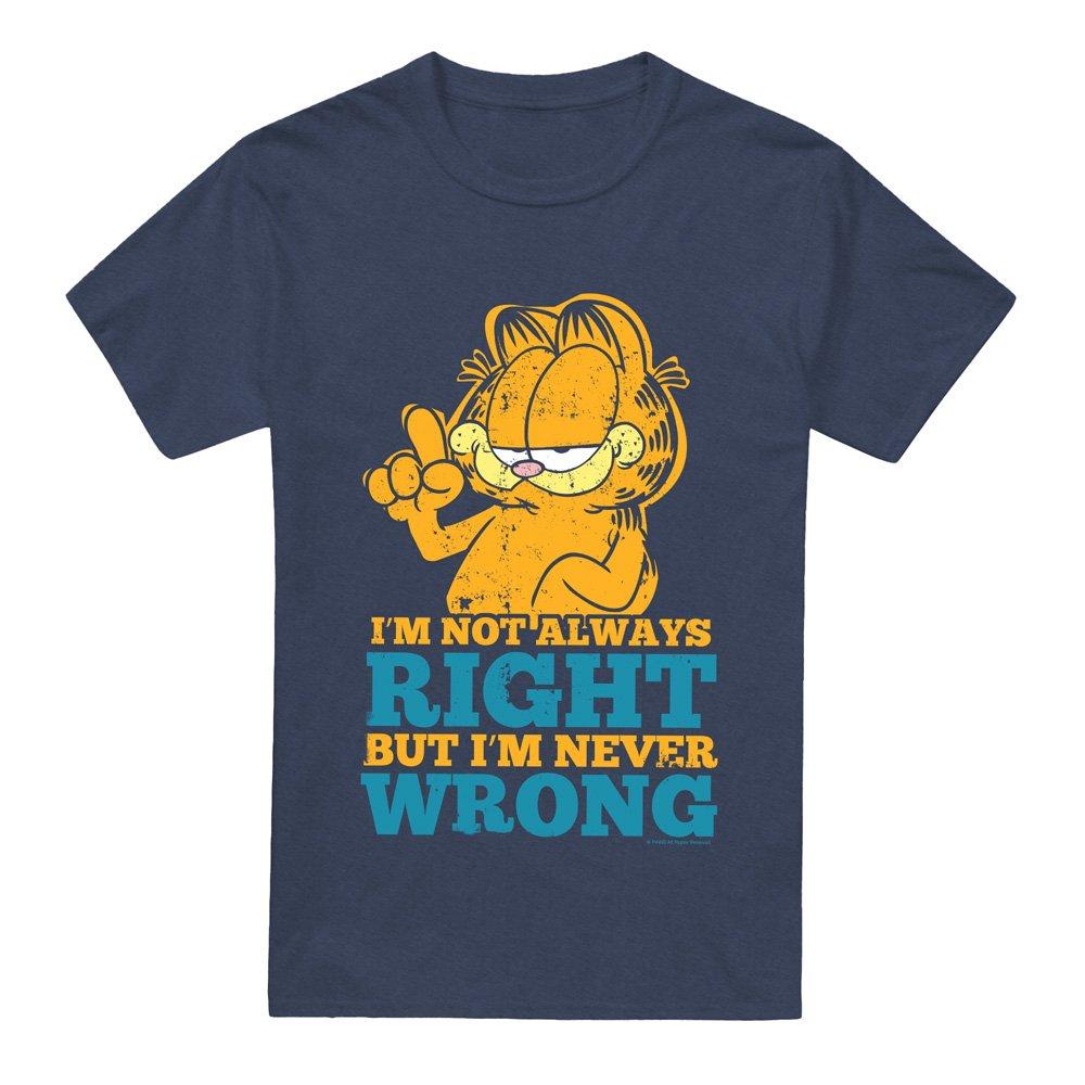 Navy - Garfield - Garfield Never Wrong T-Shirt Navy - 4