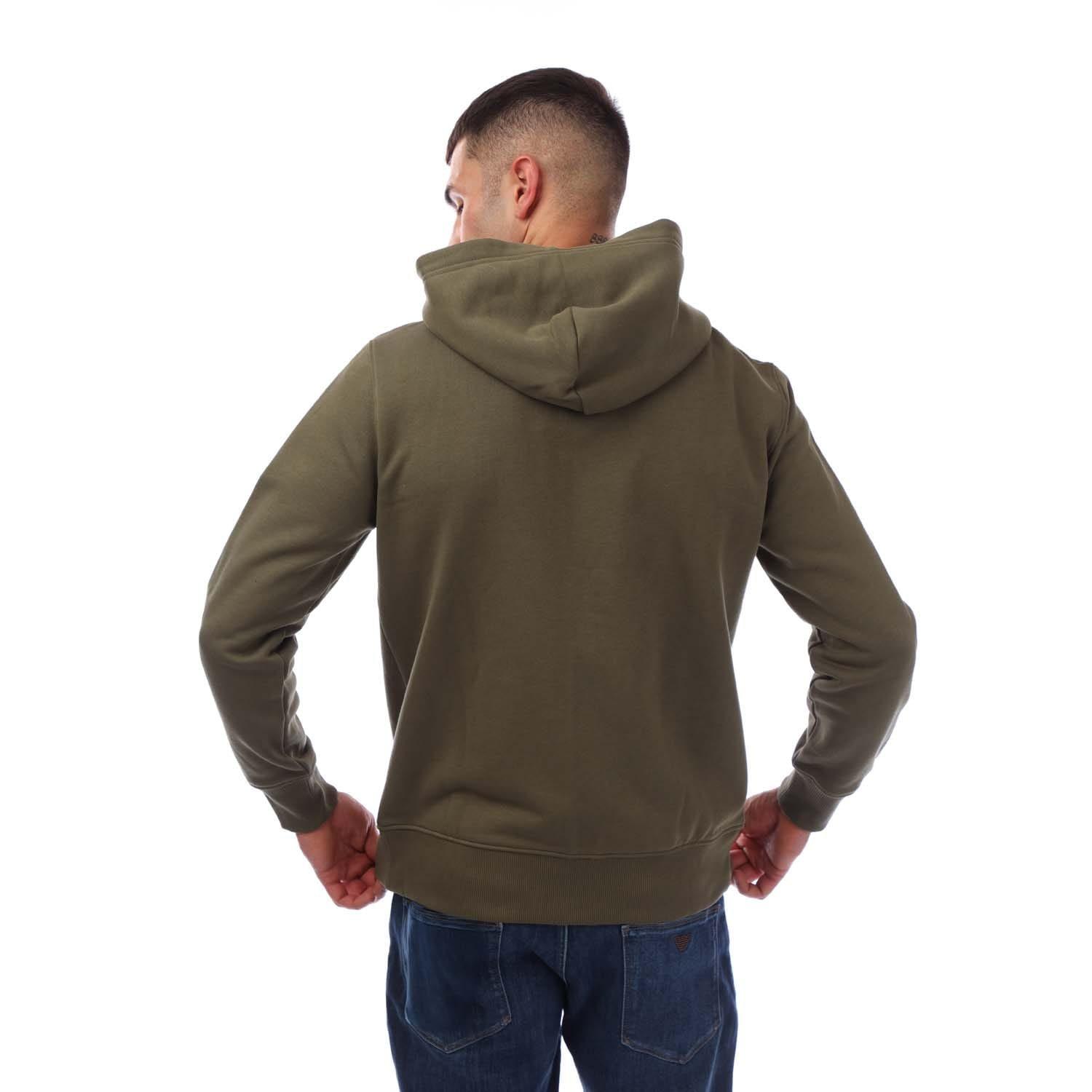 Green - Gant - Shield Logo Full Zip Hoodie - 3