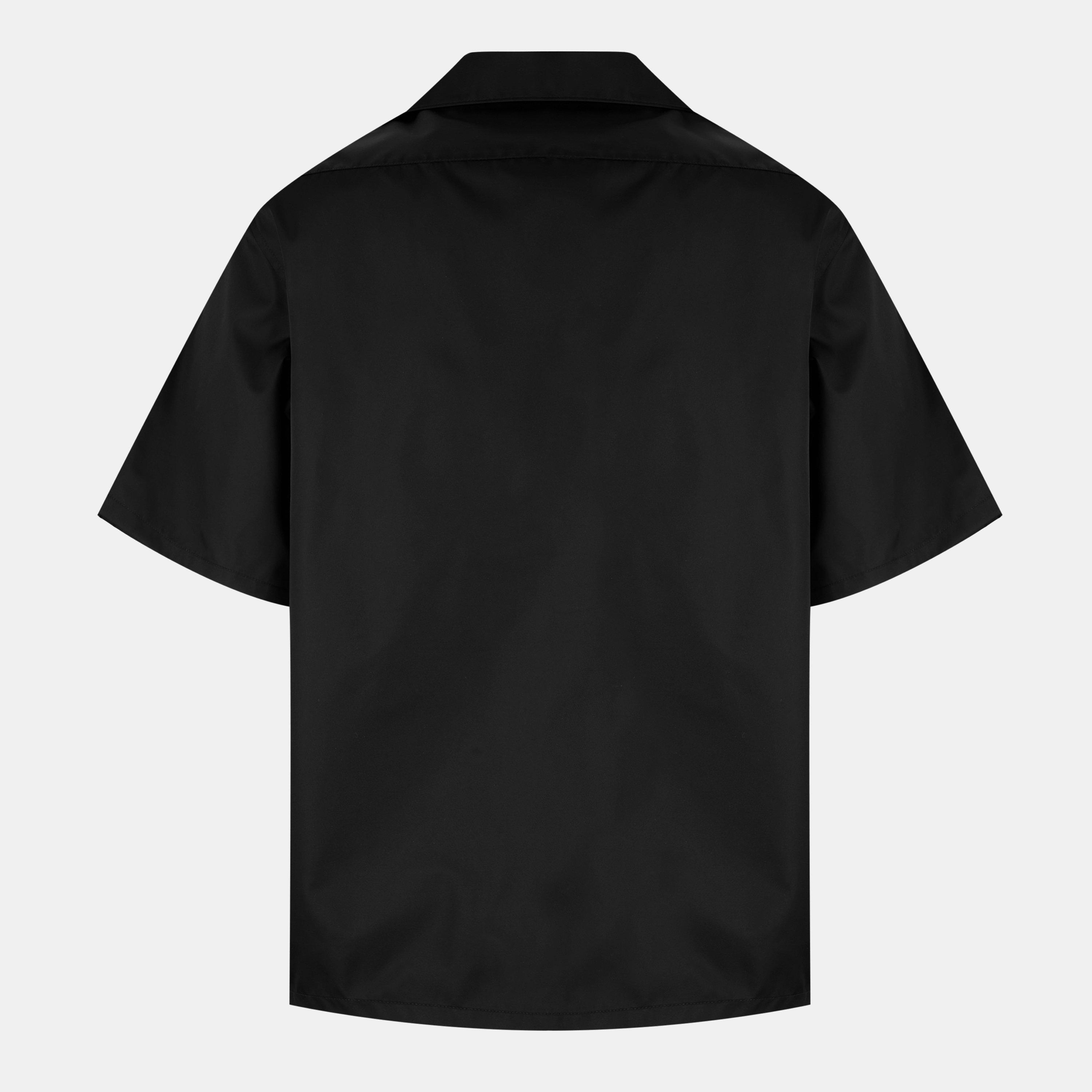 Black - Prada - Short-Sleeved Re-Nylon Shirt - 2