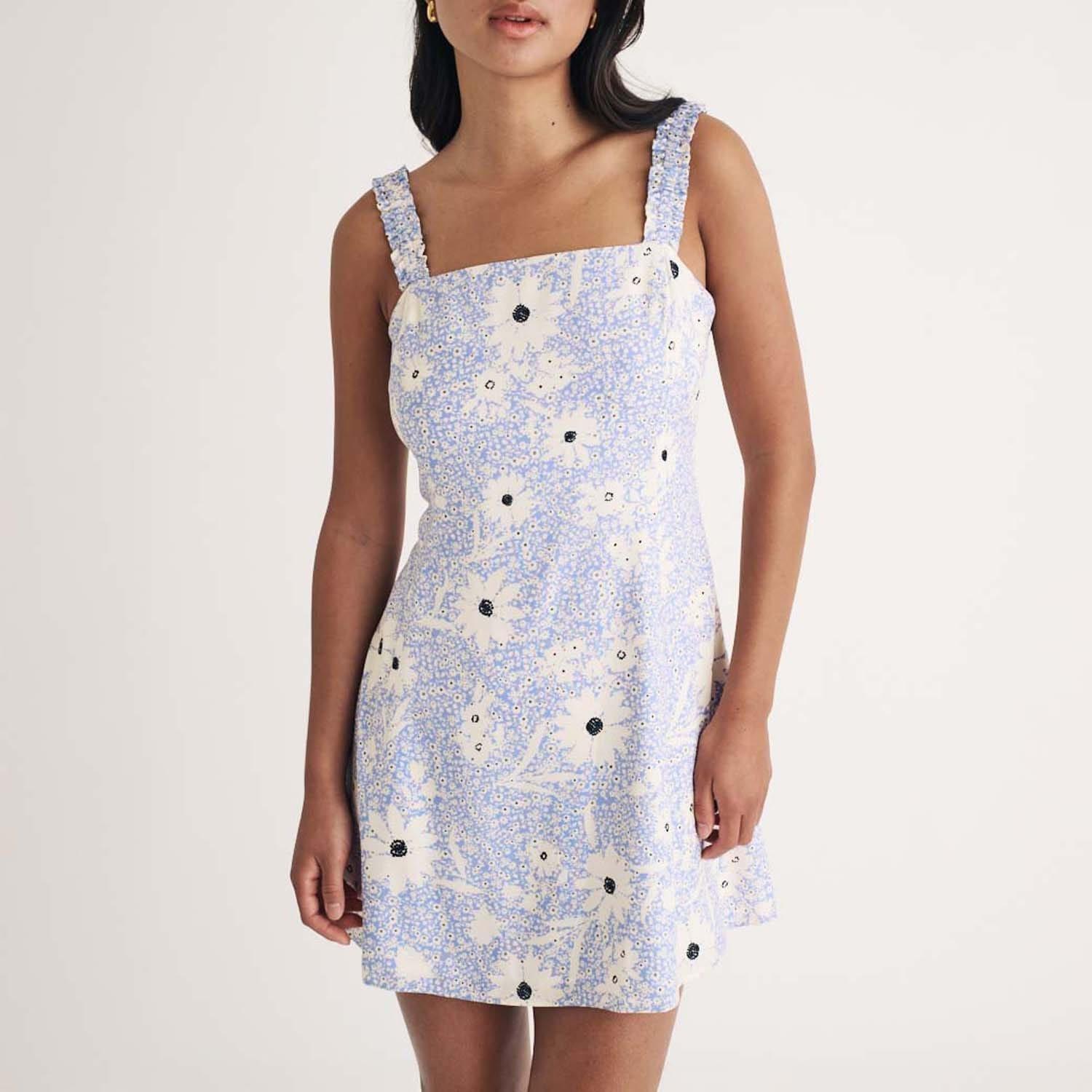 Blue - Nobodys Child - Kitty Floral Mini Dress - 2