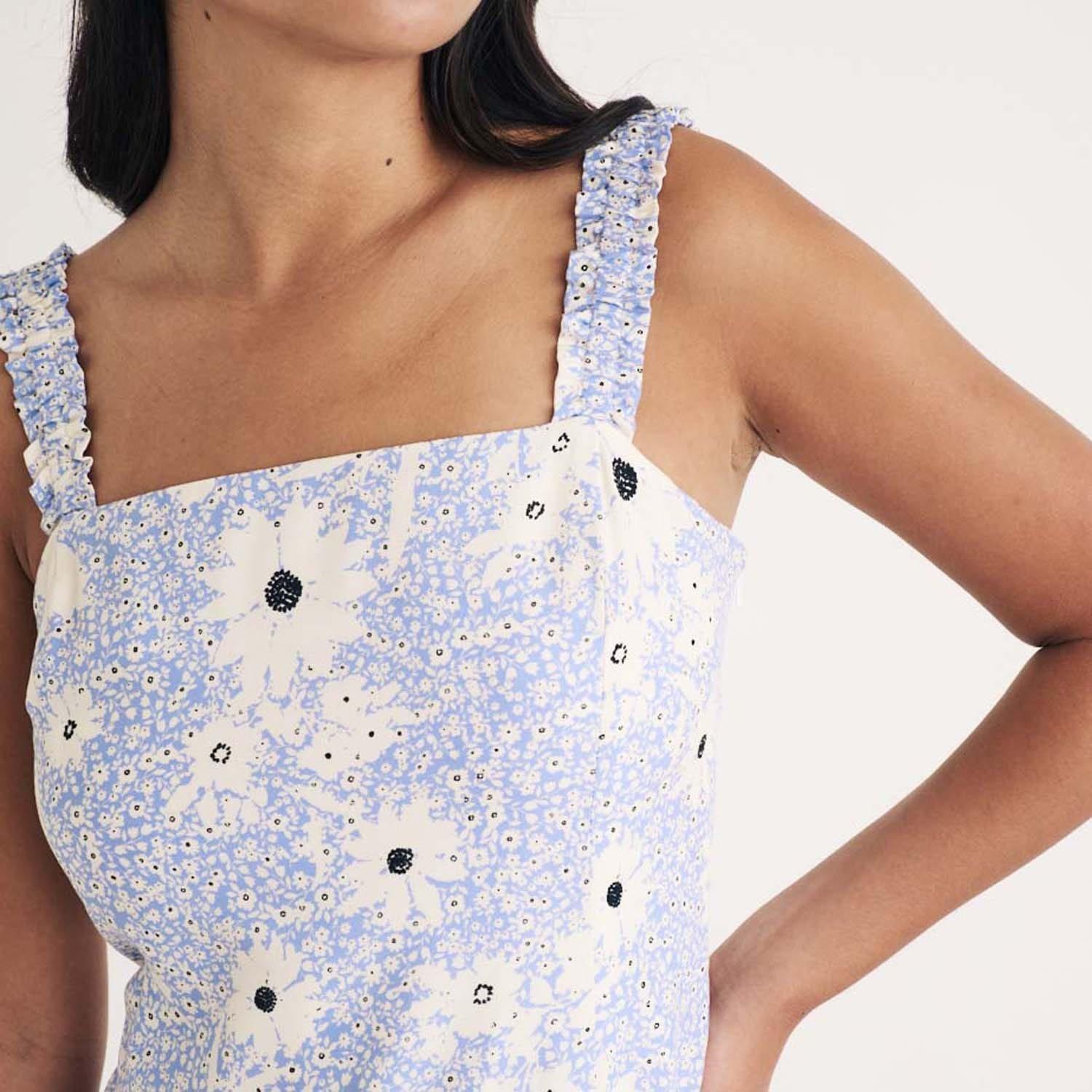 Blue - Nobodys Child - Kitty Floral Mini Dress - 4