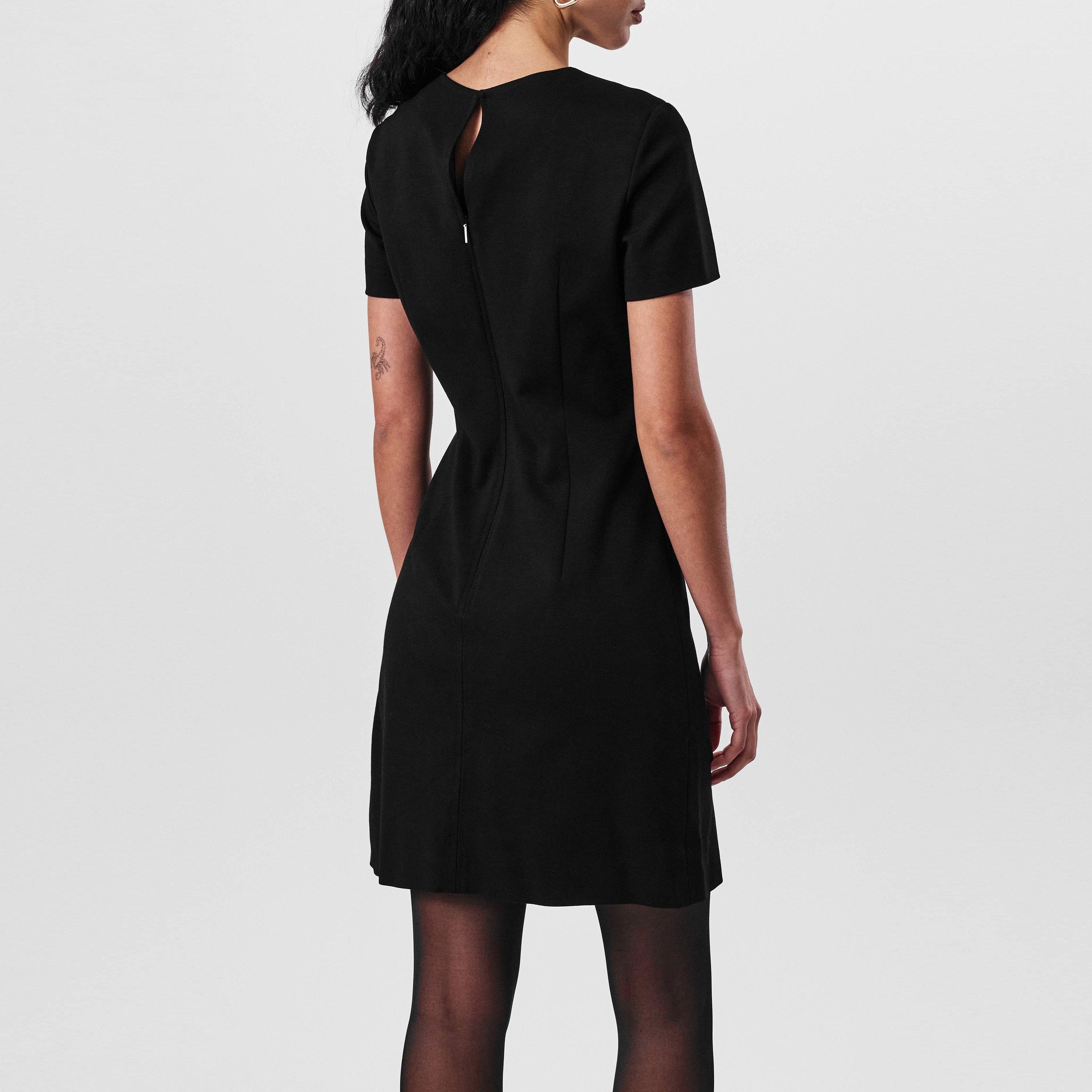 Black - Boss - Women's Donalara A-Line Midi Dress - 3