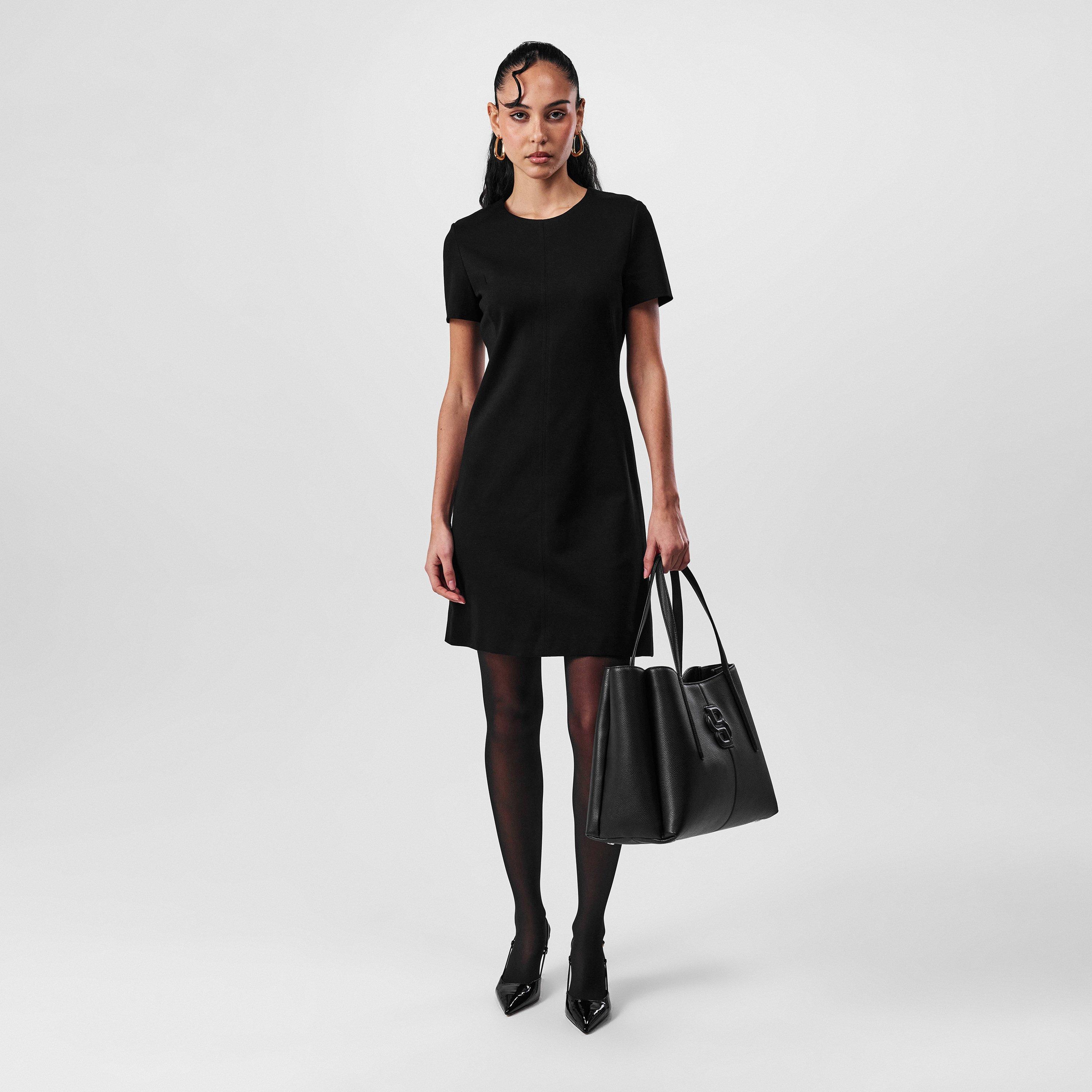 Black - Boss - Women's Donalara A-Line Midi Dress - 4