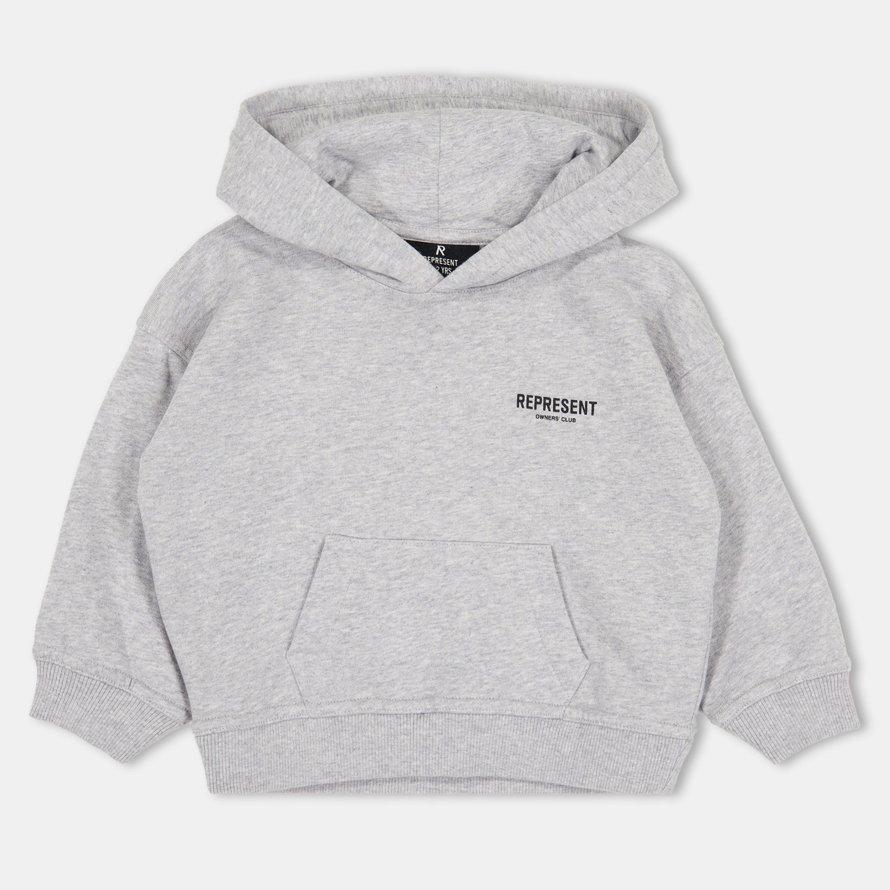 Represent Infants Mini Owners Club Hoodie - Ash Grey - Size 4-5Y