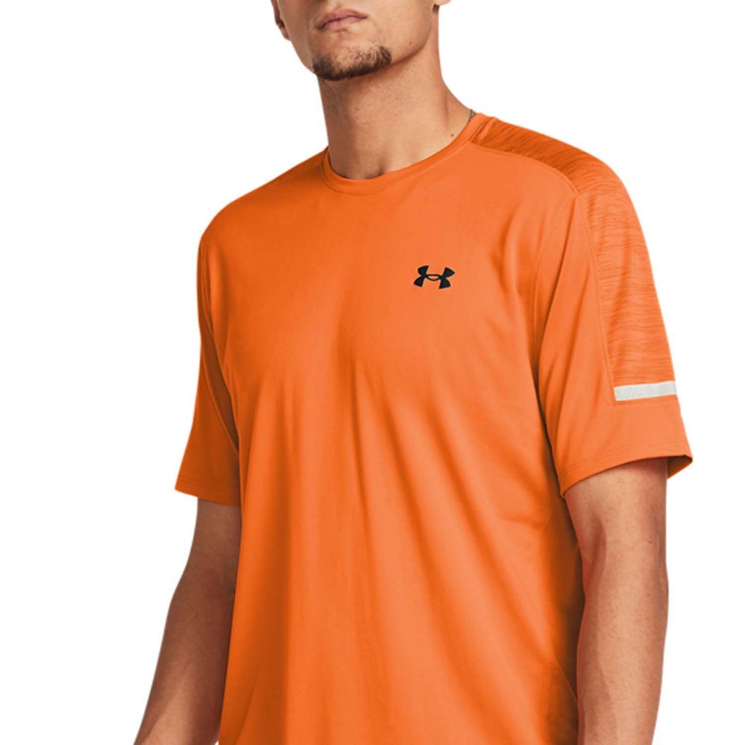 Orange - Under Armour - UA Tech Utility Short Sleeve T-Shirt - 3