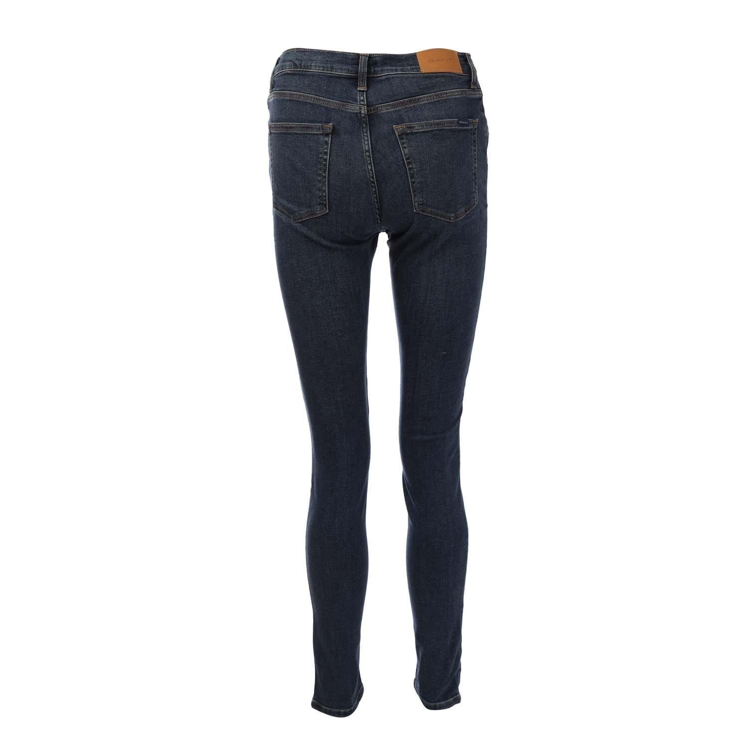 Blue - Gant - Nella Skinny Fit Indigo Travel Jeans - 2