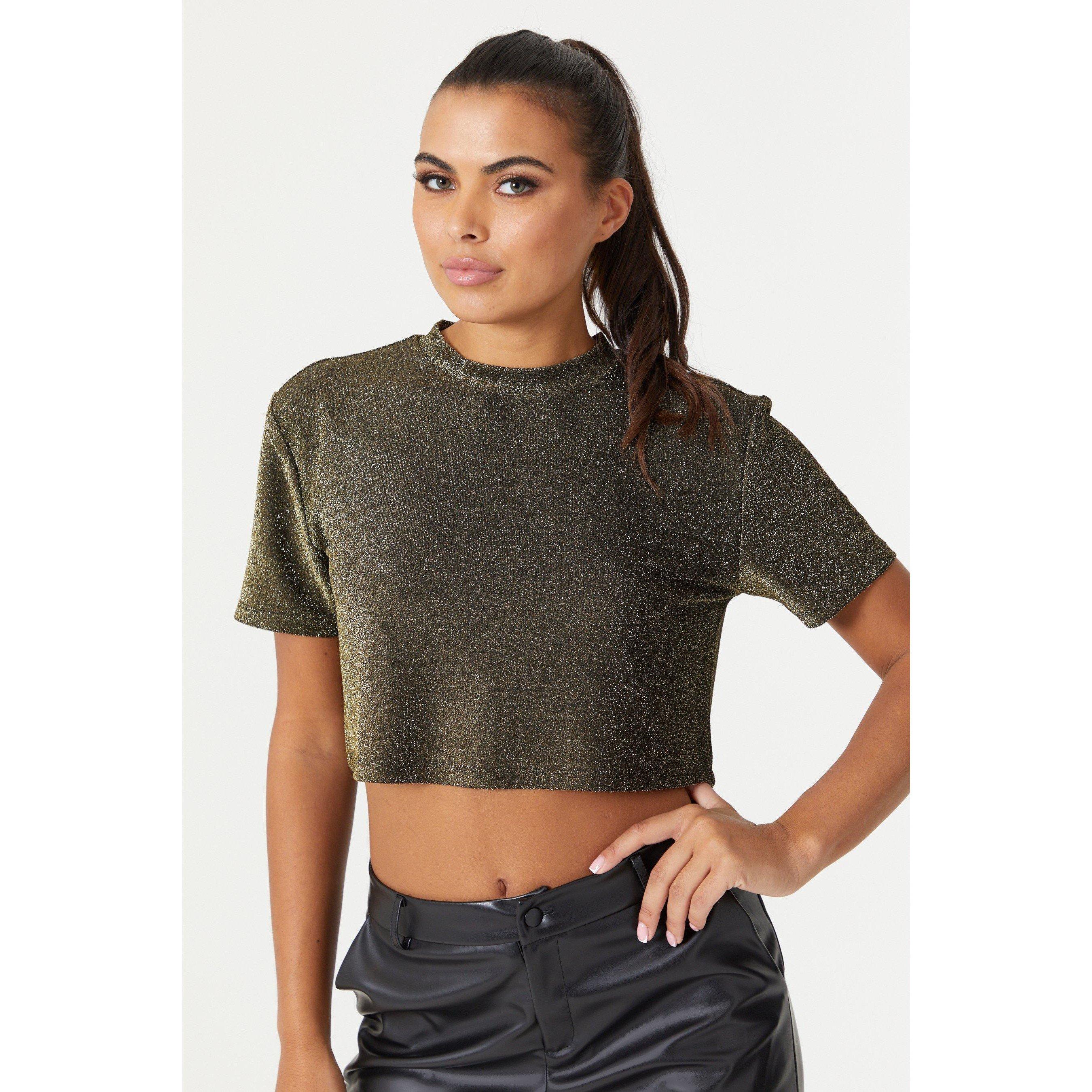 Gouden Glitter - Be You - Crop Top - 5