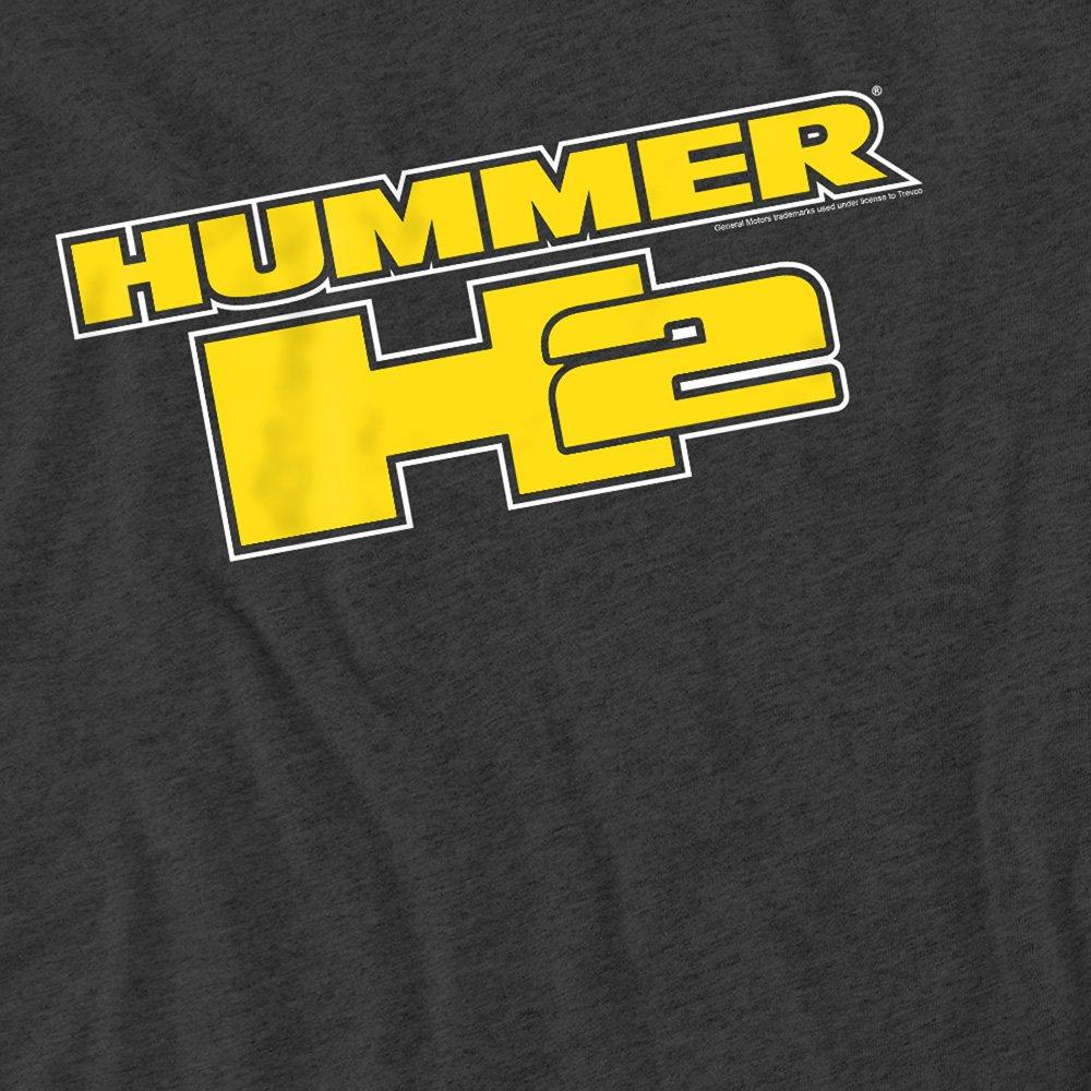 Grey - Other - Hummer H2 Block Logo T-Shirt Charcoal - 2