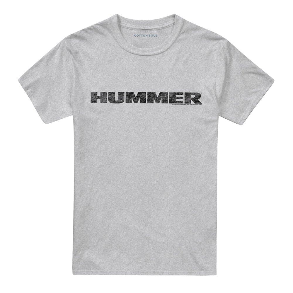Grey - Other - Hummer Distressed Hummer Logo T Shirt Athletic He - 4