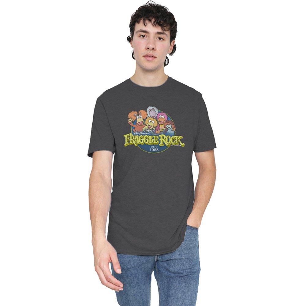 Grey - Other - Fraggle Rock Circle Logo T-Shirt Charcoal - 1