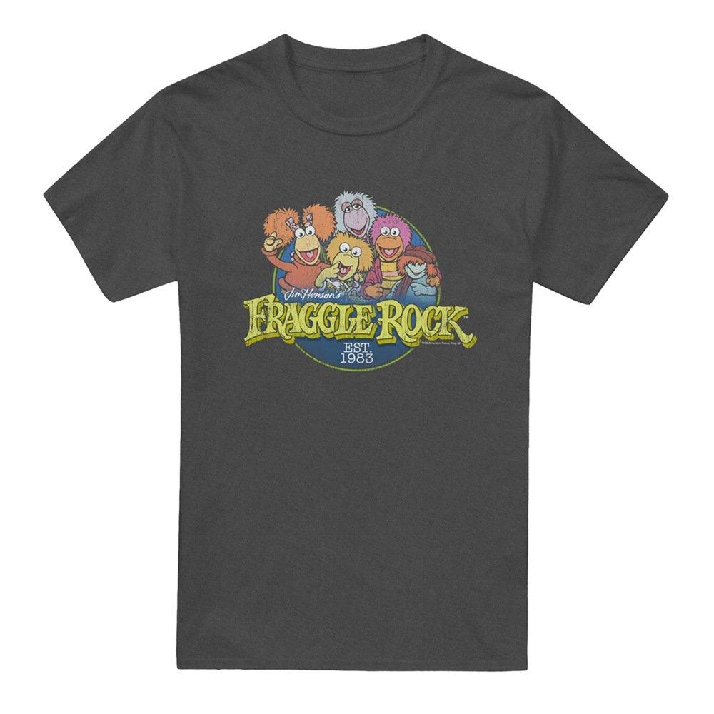 Grey - Other - Fraggle Rock Circle Logo T-Shirt Charcoal - 4