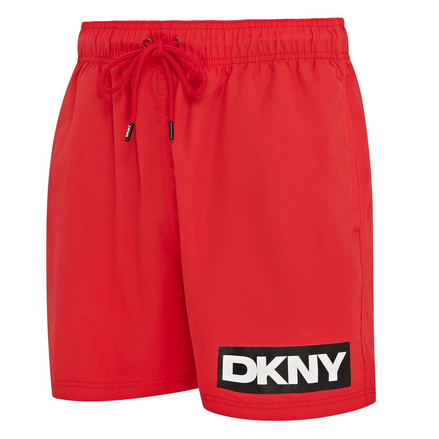 Red - DKNY - Mens Swim Shorts Kos - 2