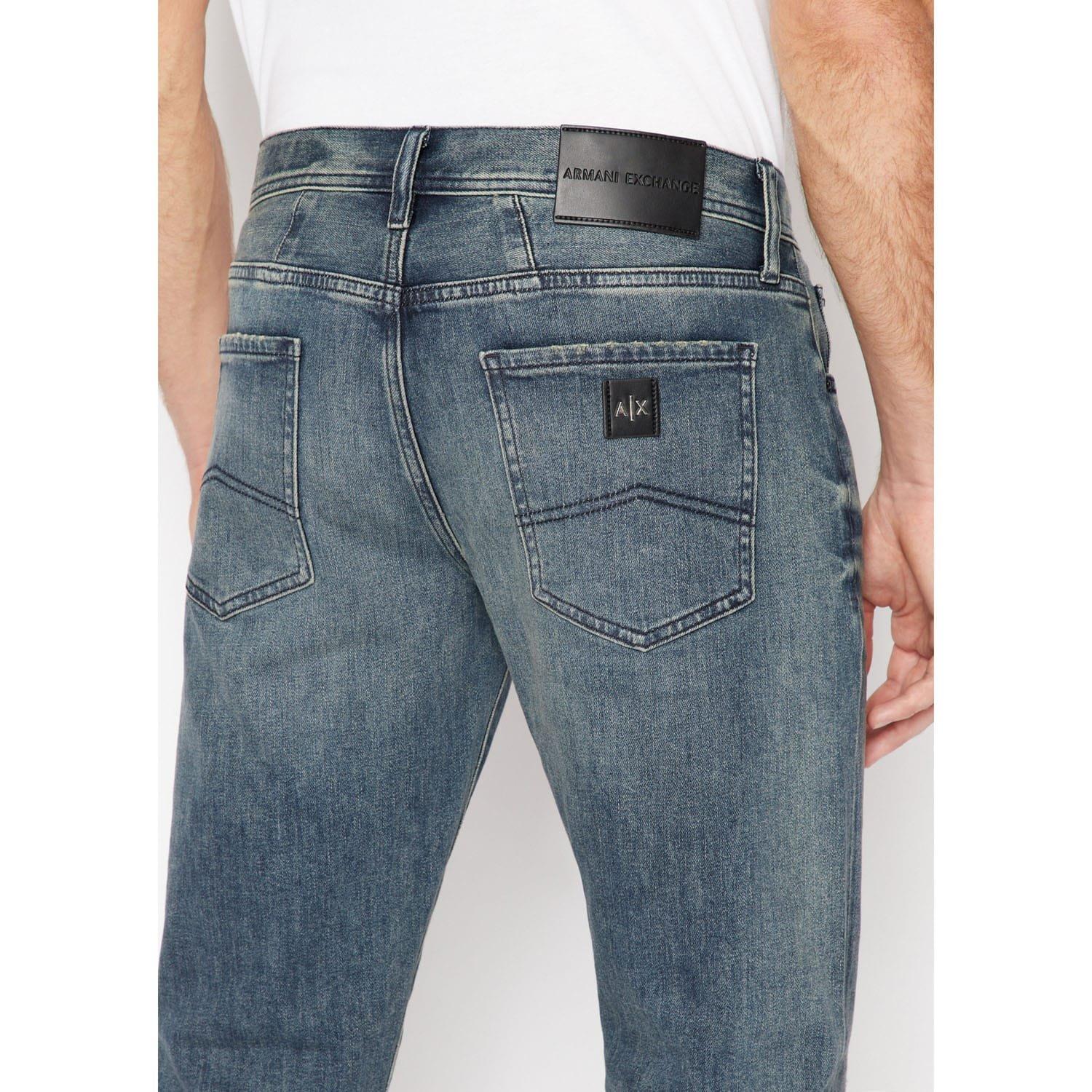 Indigo - Armani Exchange - J13 Slim-Fit Jeans - 4