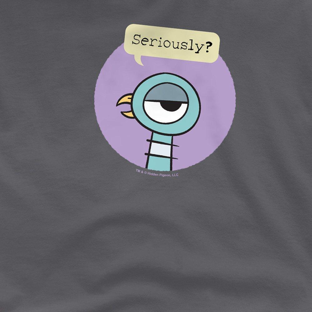 Black - Other - The Pigeon Seriously T Shirt Black - 2