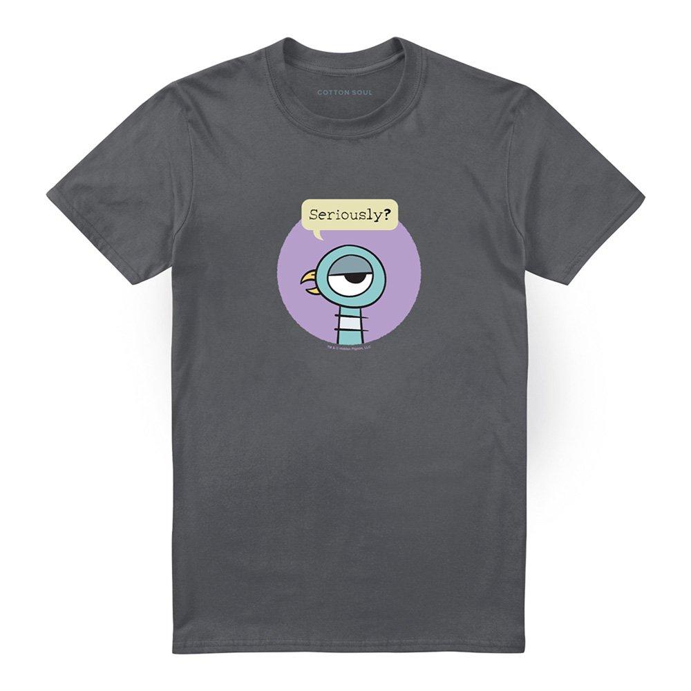 Black - Other - The Pigeon Seriously T Shirt Black - 4