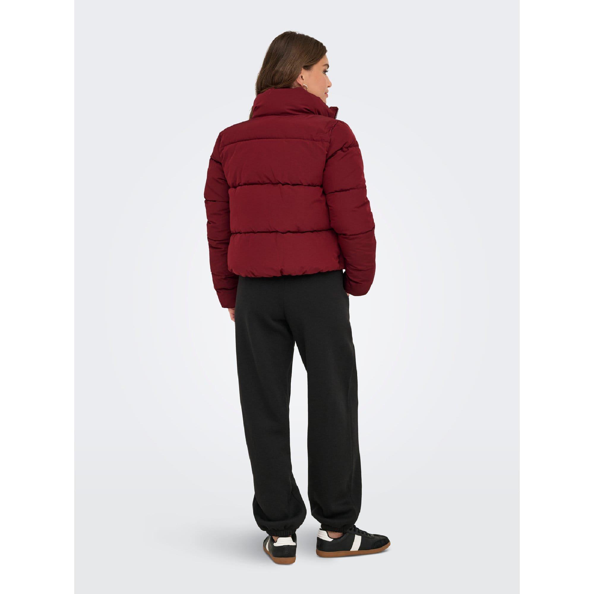 Wine - Only - Dolly Short Puffer Jacket - 6