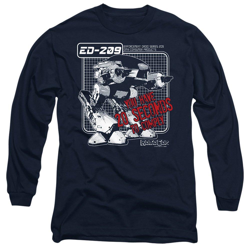 Navy - Other - Robocop Ed 209 Long Sleeve T-Shirt Navy - 1