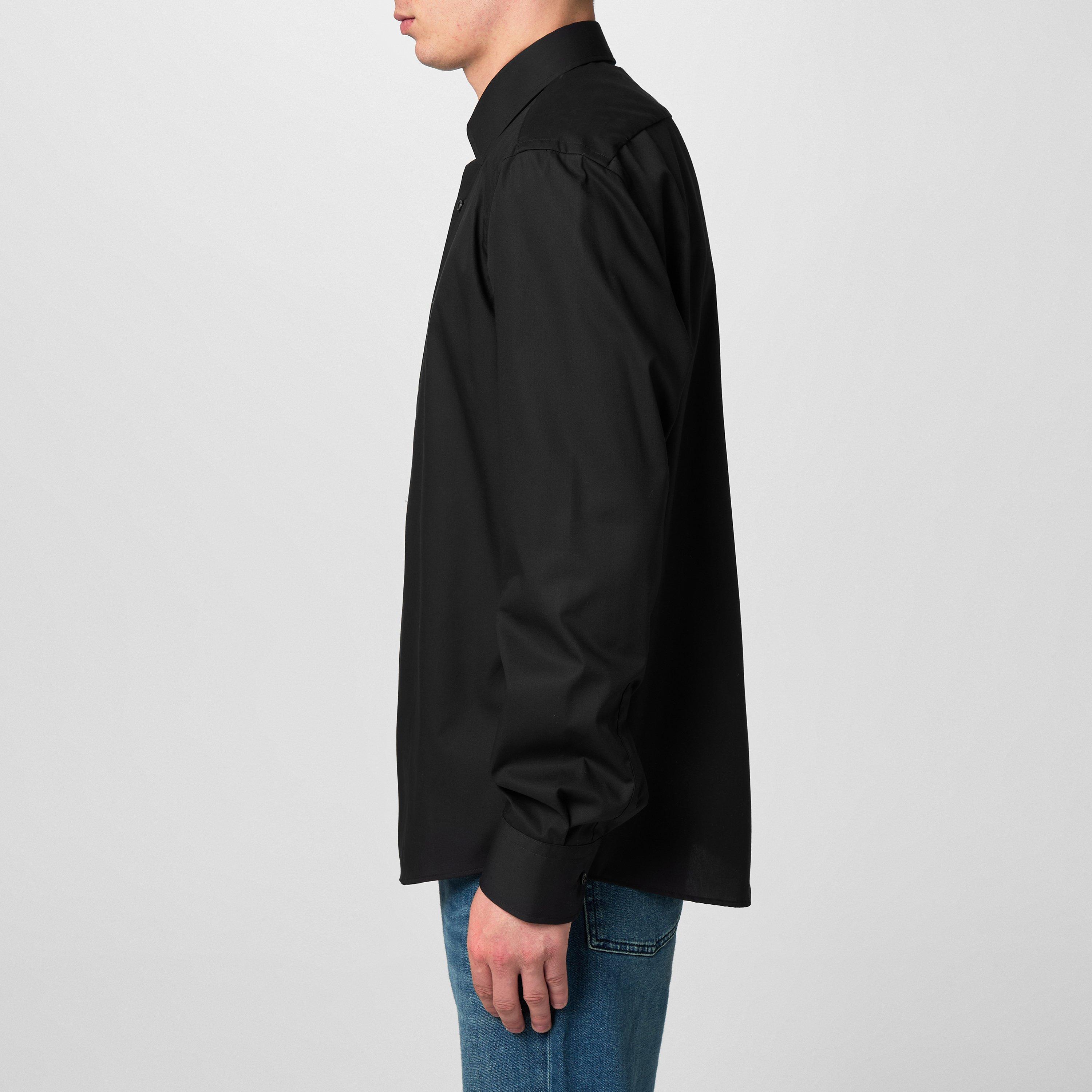 Black 001 - Boss - Men's H-JOE-Kent Shirt, Impeccable Tailoring - 5