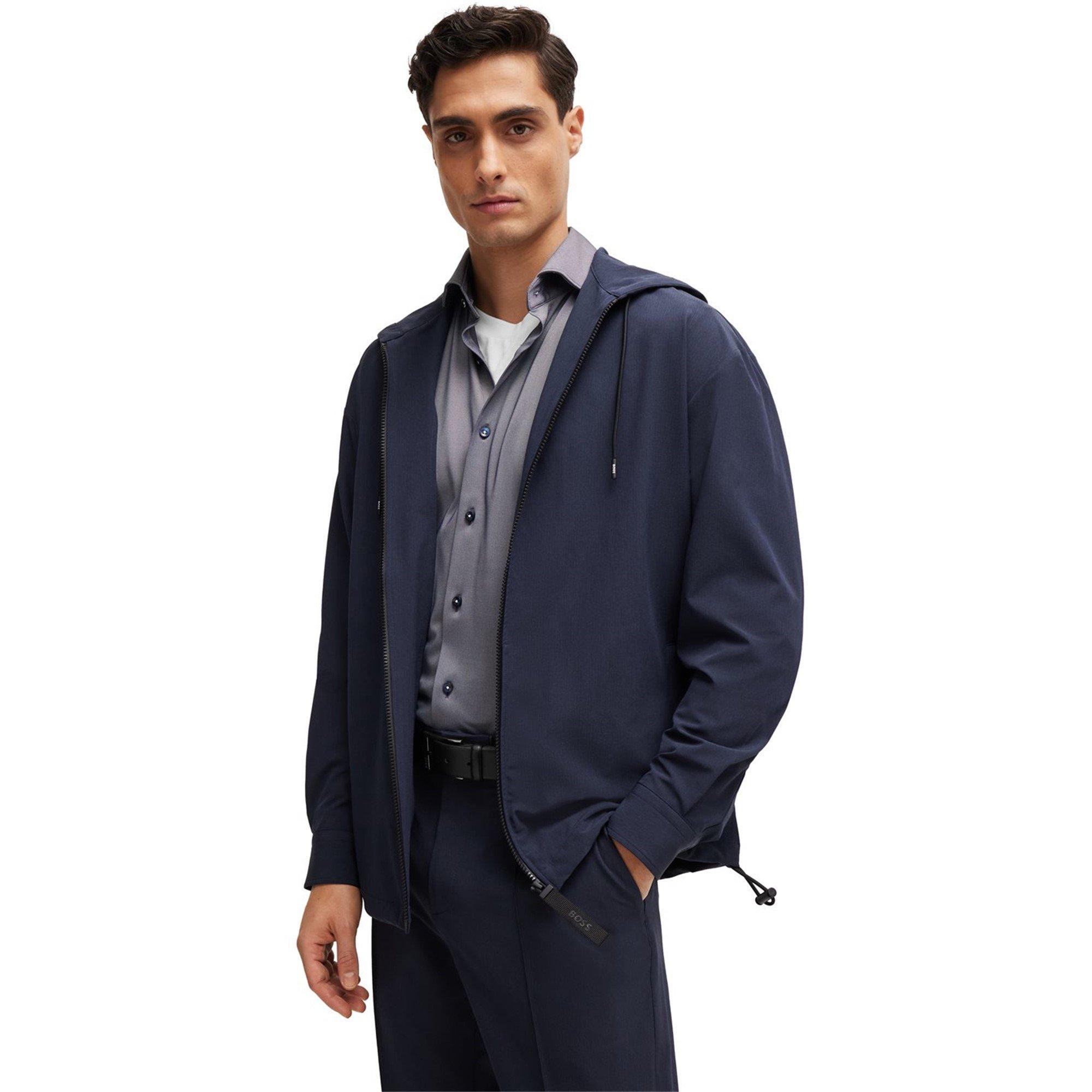 Open Blue 475 - Boss - Men's HBB PHANK Stch Plain Long-Sleeve Shirt - 5