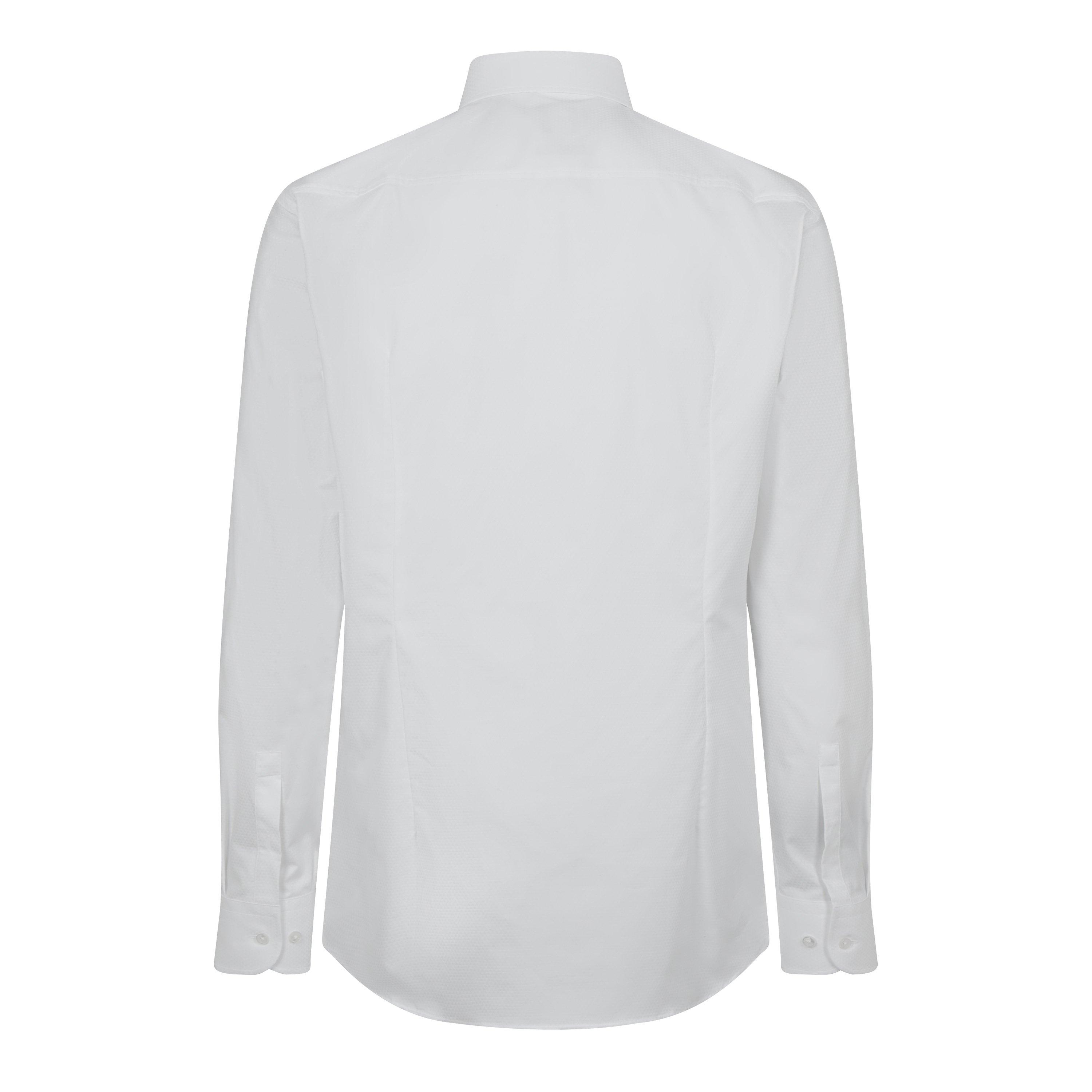 White 100 - Boss - Men's HBB HHANK Plain Long-Sleeve Shirt - 2