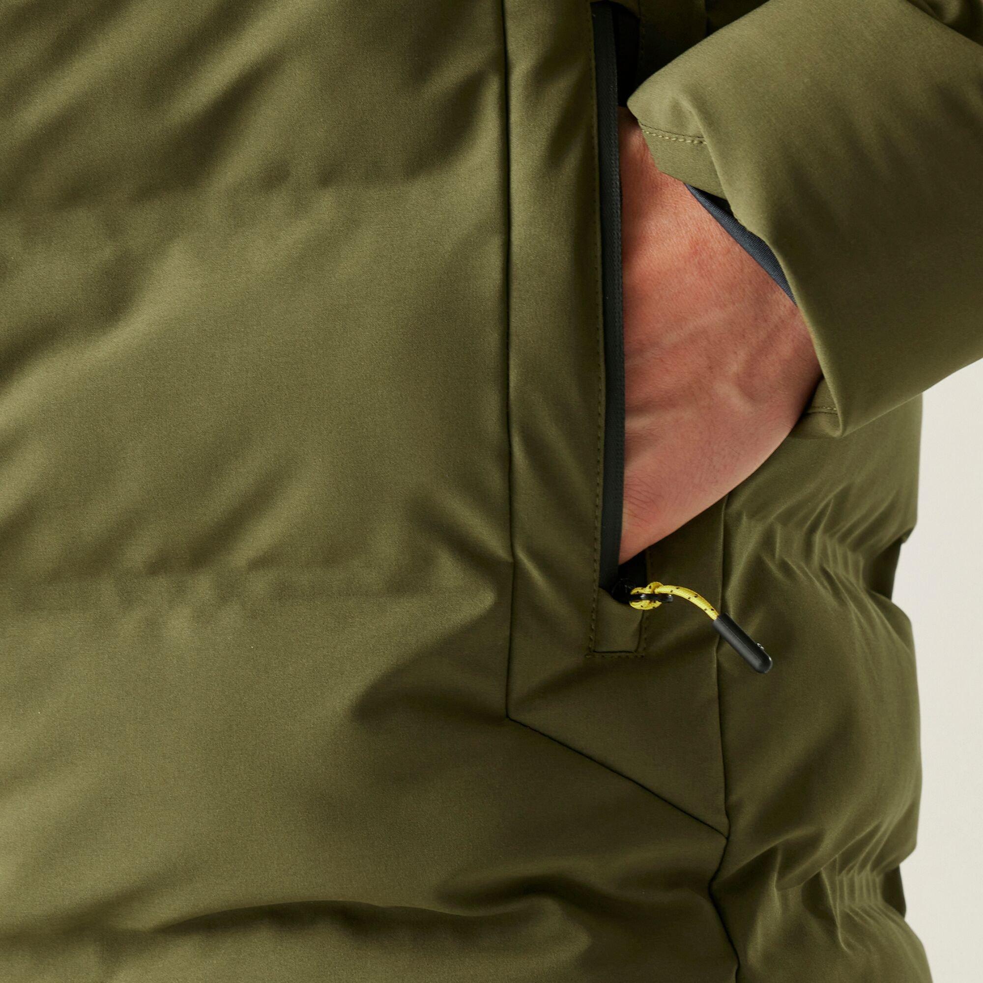 Olive Green - Regatta - Men's Altoro Waterproof Thermal Quilted Jacket - 5