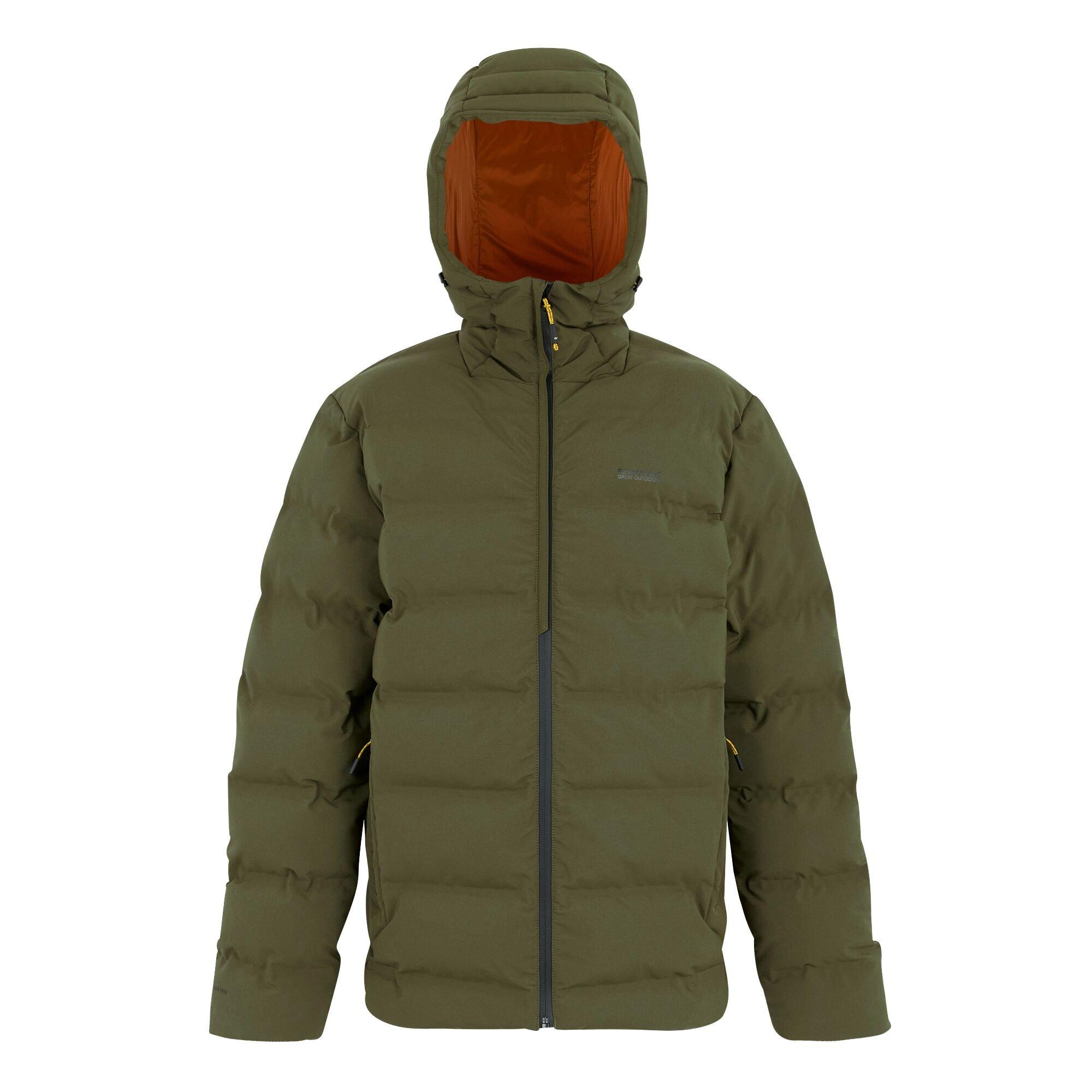 Olive Green - Regatta - Men's Altoro Waterproof Thermal Quilted Jacket - 7