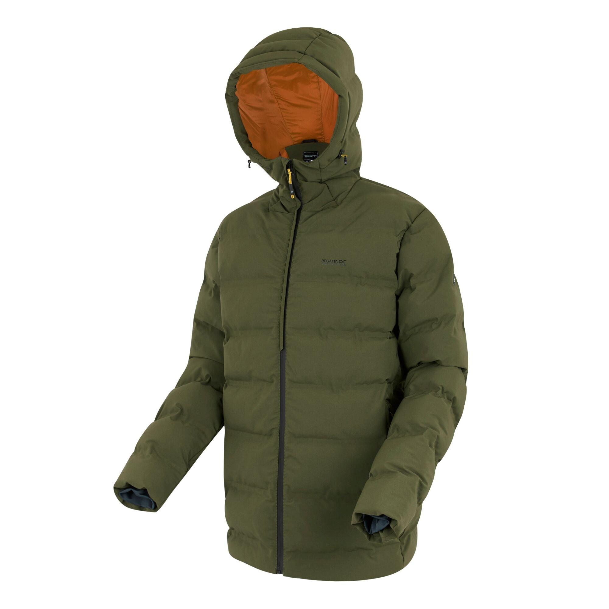 Olive Green - Regatta - Men's Altoro Waterproof Thermal Quilted Jacket - 9