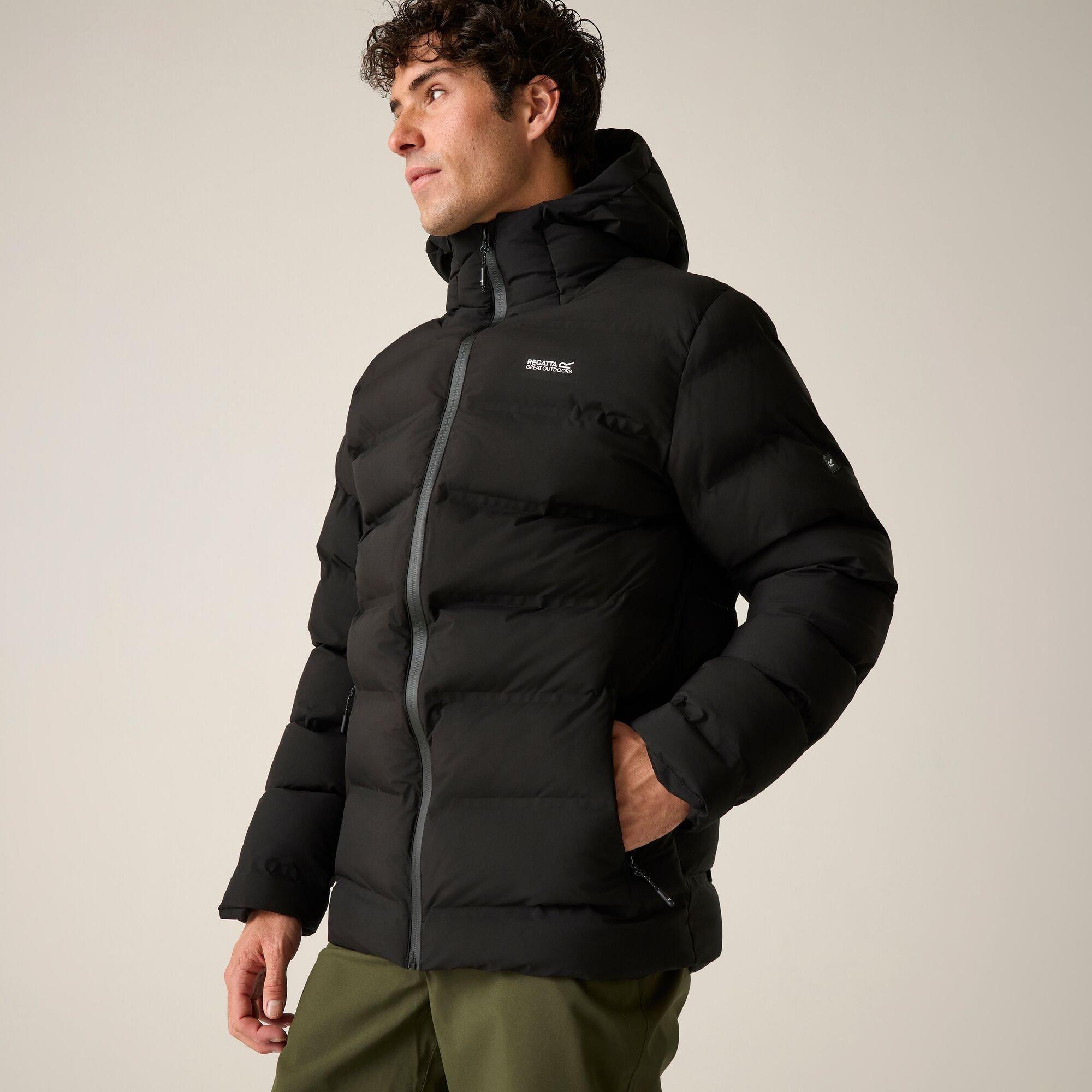 Black(Black) - Regatta - Mens Altoro Thermal Padded Jacket - 4