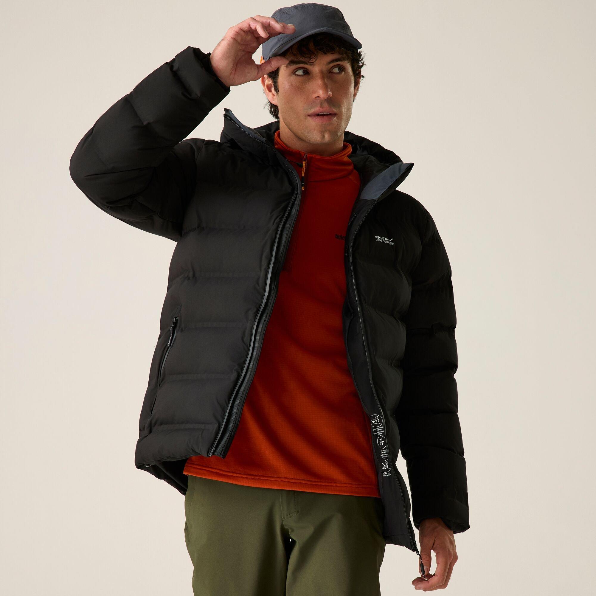 Black(Black) - Regatta - Mens Altoro Thermal Padded Jacket - 6