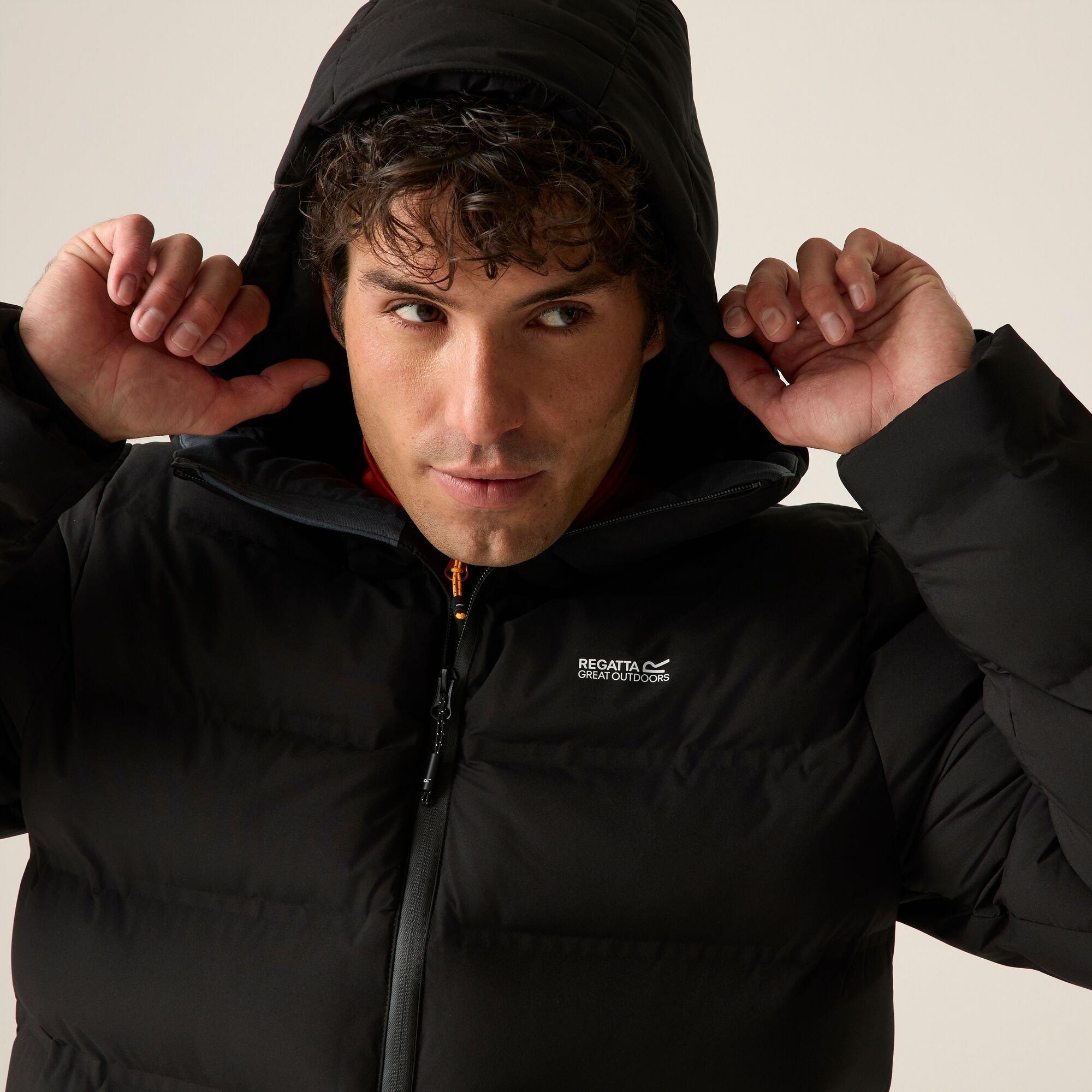Black(Black) - Regatta - Mens Altoro Thermal Padded Jacket - 8