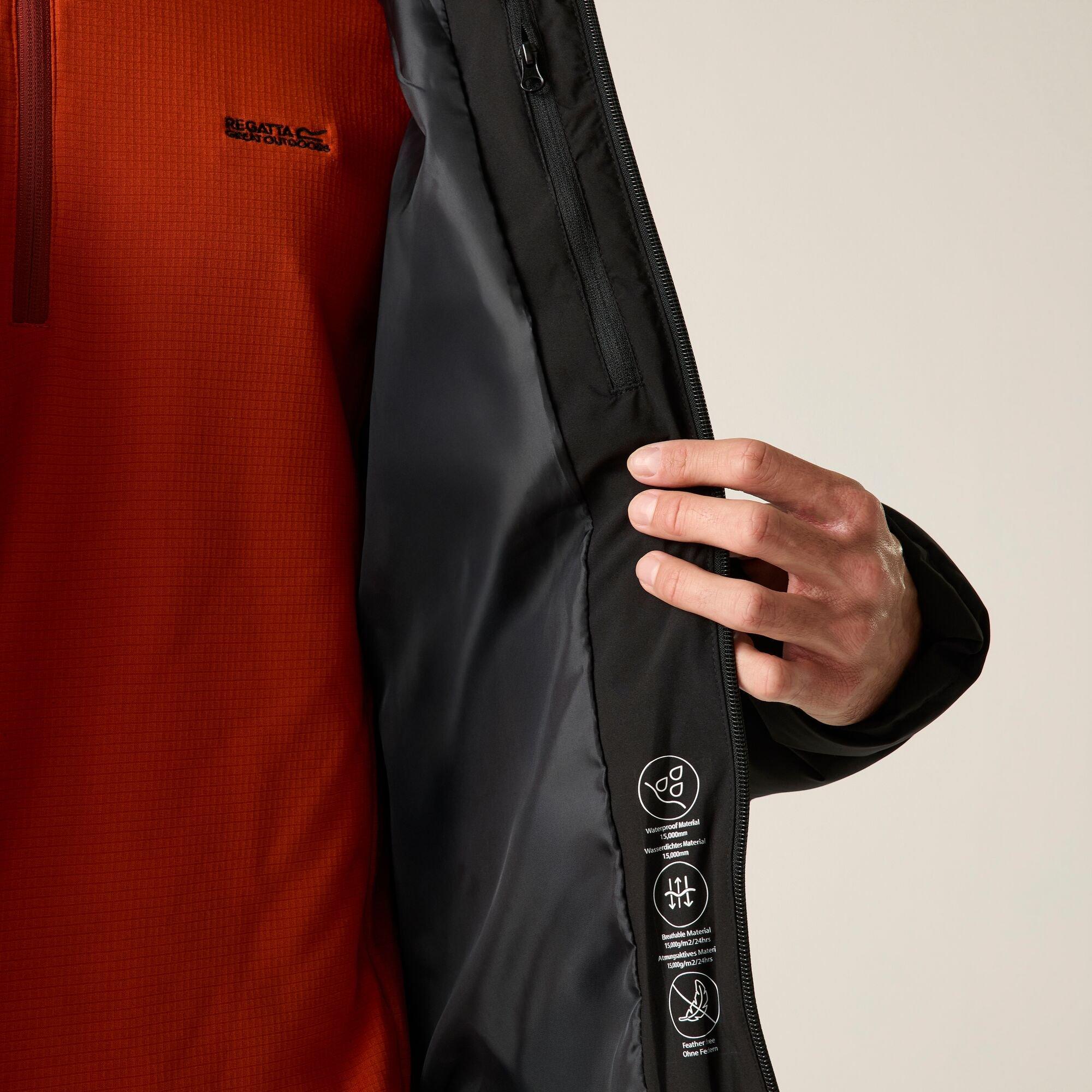 Black(Black) - Regatta - Mens Altoro Thermal Padded Jacket - 9