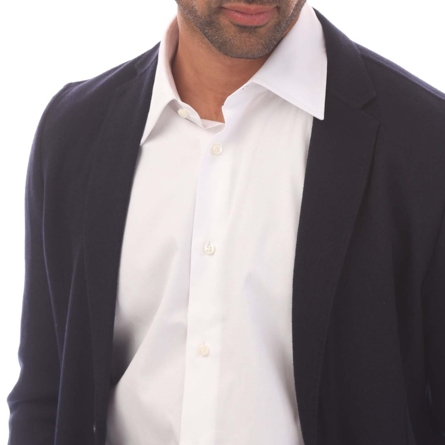 Dark Blue - Boss - T-Heston-DF Blazer Jacket - 3