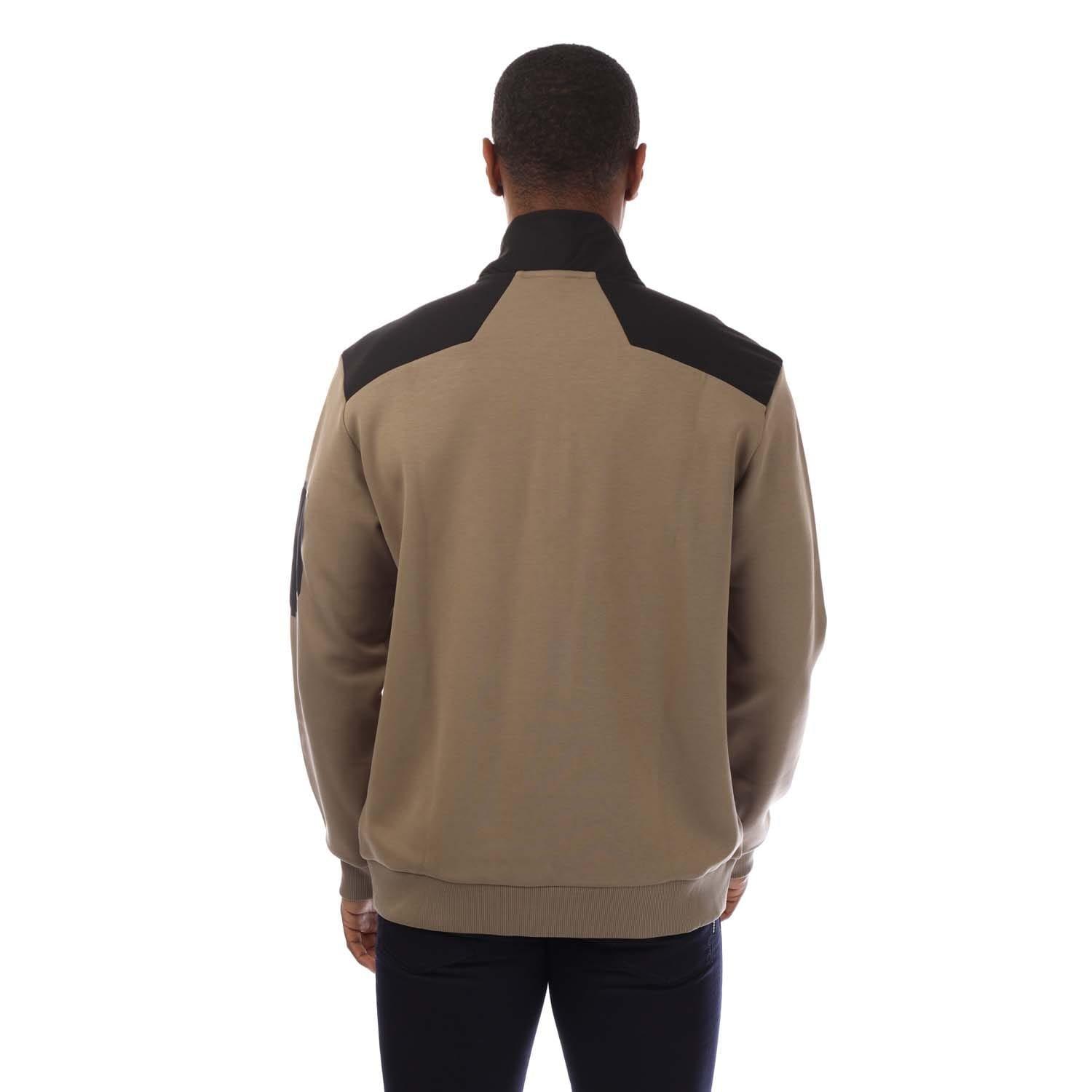 Green - Boss - Quarter-Zip Sweatshirt - 2