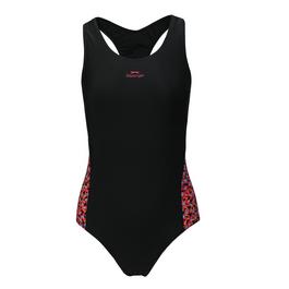 Slazenger Splice Racerback Swimsuit Womens