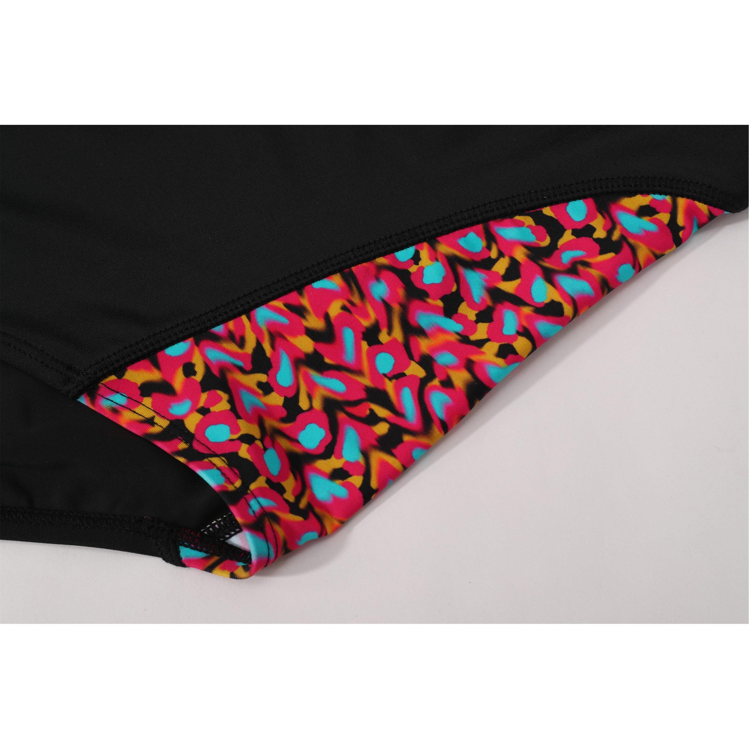 Sort/Fuchsia - Slazenger - Splice Racerback Swimsuit Womens - 3