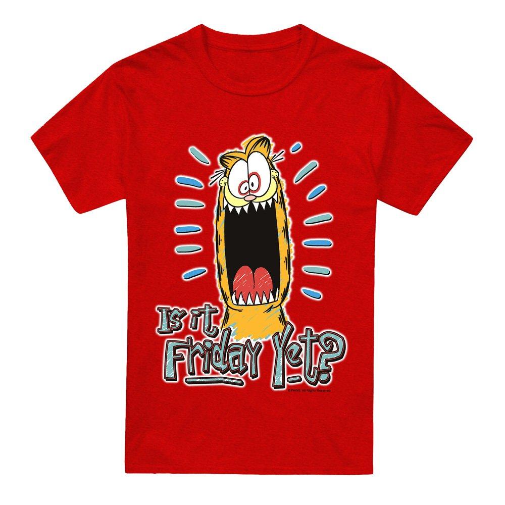 Red - Garfield - Garfield Friday T-Shirt Red - 4