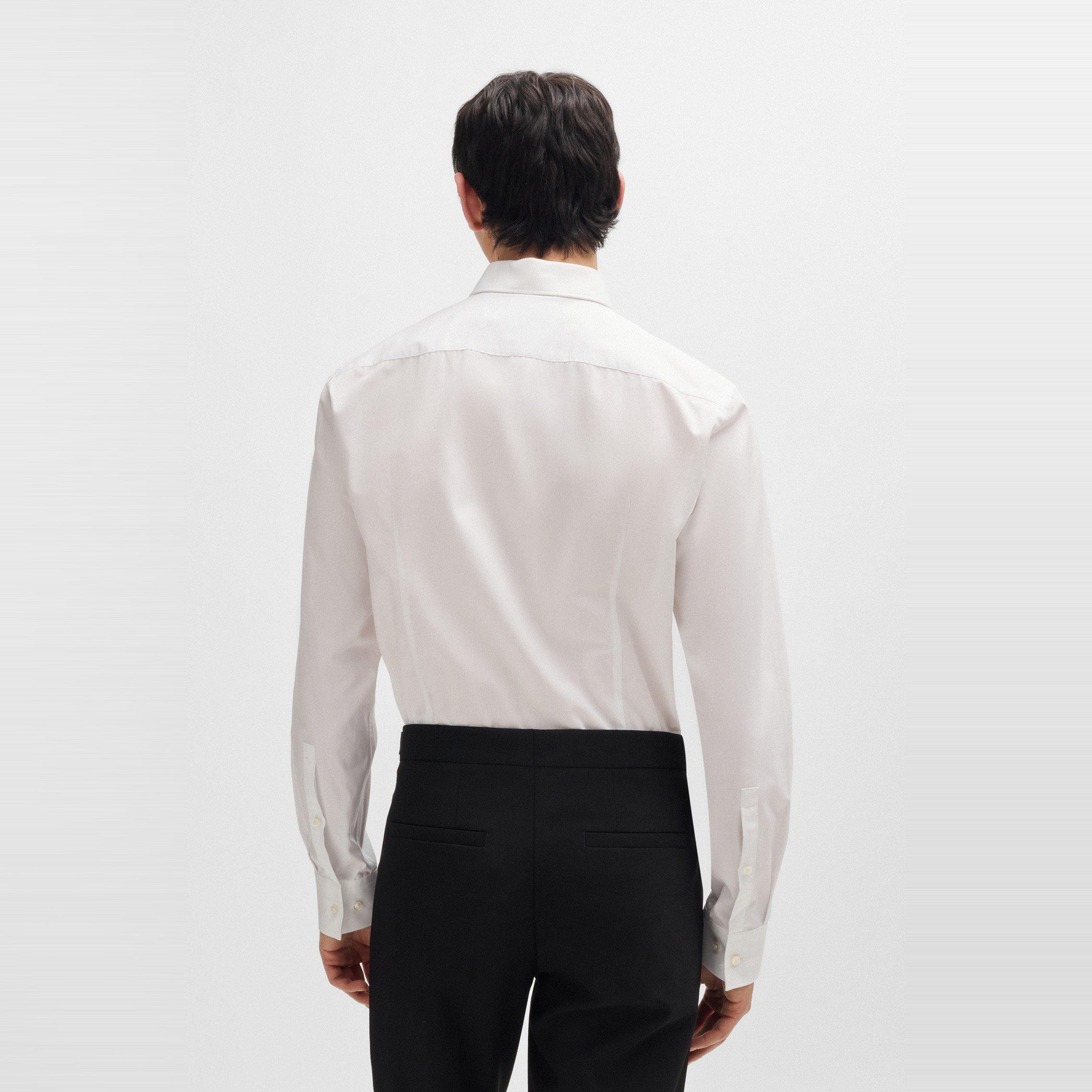 Open White - Hugo - Men's Long-Sleeve Plain Shirt - 2