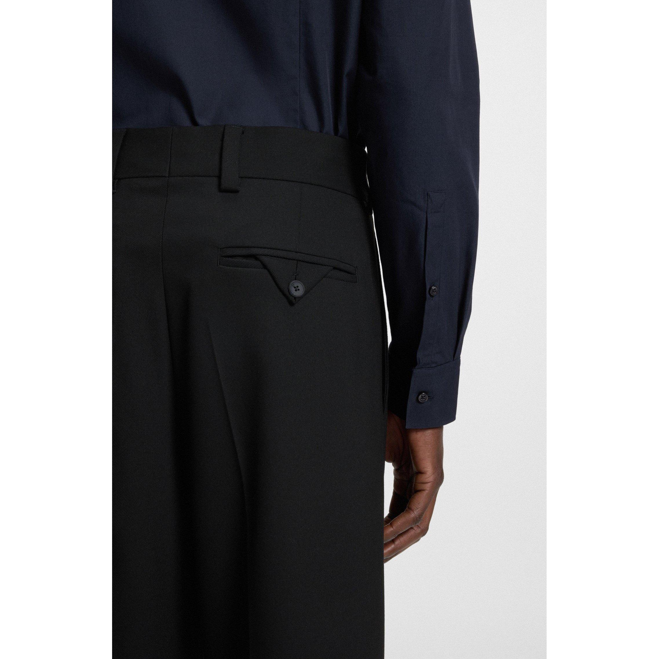 Navy - Hugo - Men's Long-Sleeve Plain Shirt - 4